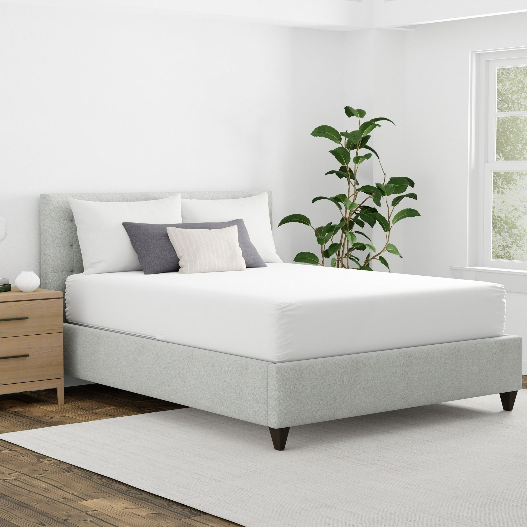 AllerEase 8910WM Waterproof Mattress Protector with Bed Bug Protection - Twin Size, Hypoallergenic & Allergy Relief - Perfect for Kids' Beds, Guest Rooms & Allergy Sufferers