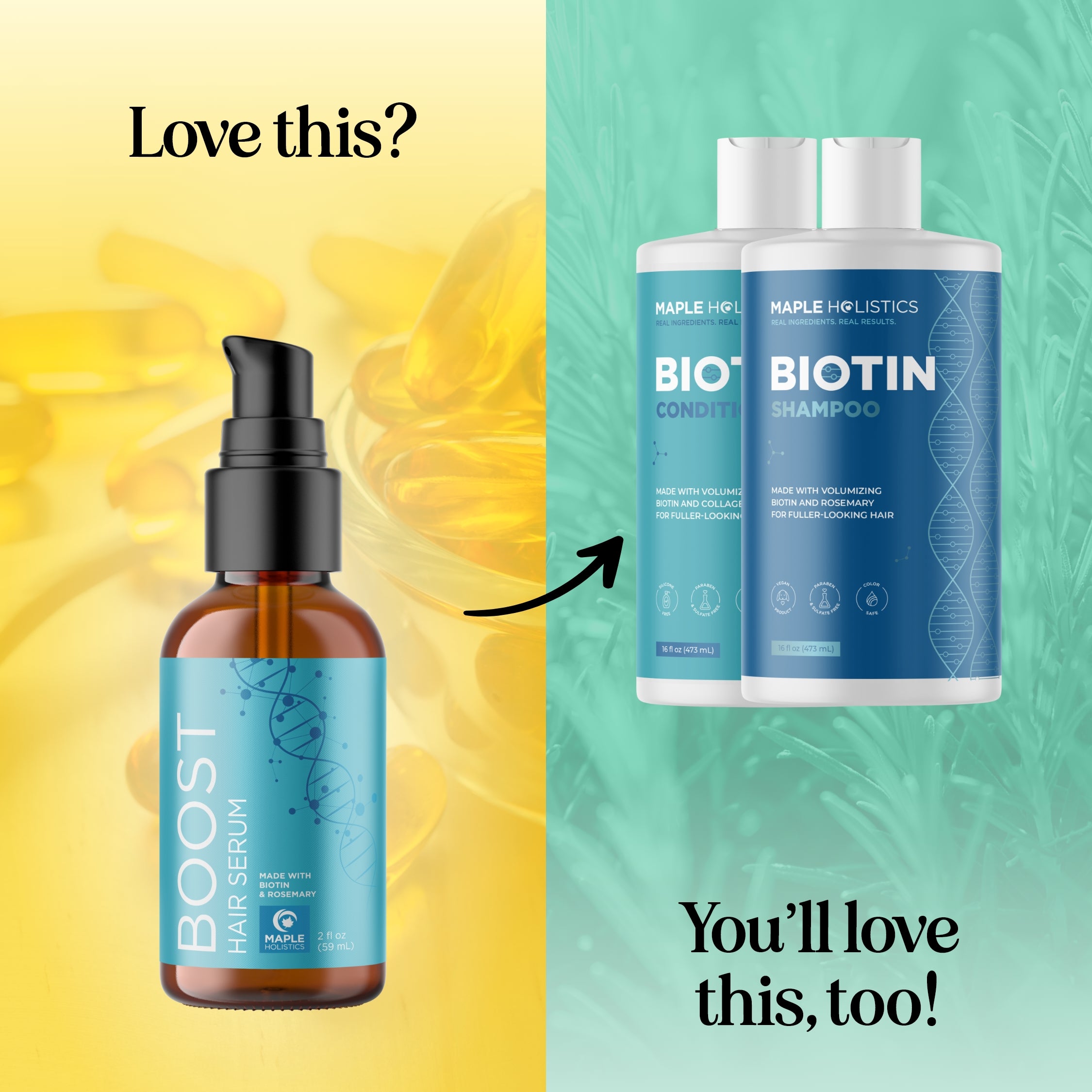 Best Hair Growth Serum for Thicker & Longer Hair - Natural & Organic Formula for Men & Women - Perfect for Daily Use & Styling