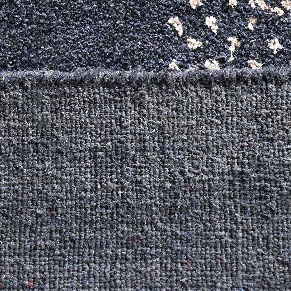Hand Knotted Silk Mix 5'x8' Contemporary Area Rug - Premium Loom Woven Carpet in Charcoal (LSM529) for Living Room, Bedroom & Office Decor