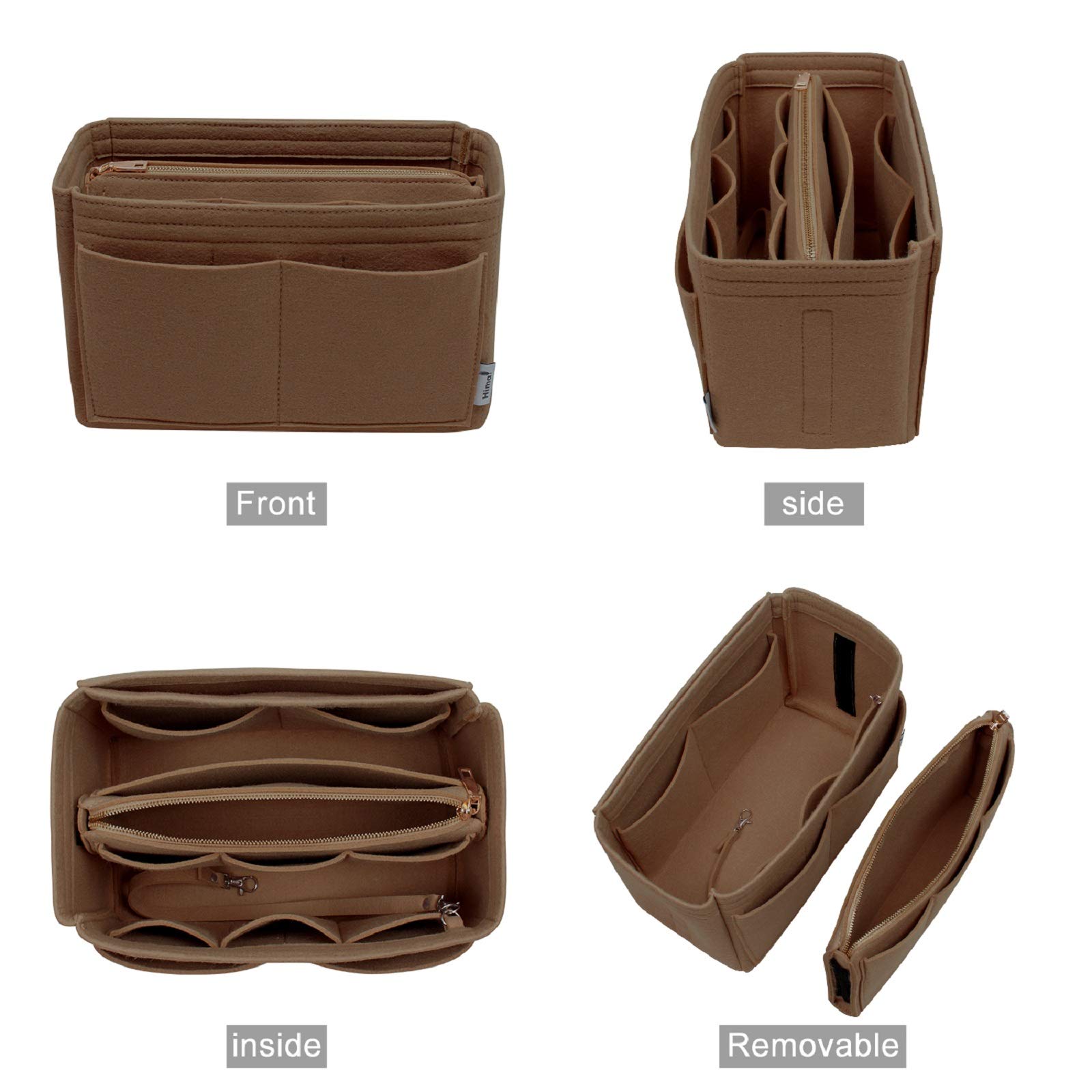 Premium Purse Organizer Insert for Handbags - 5 Sizes Fits Speedy, Neverfull & More | Perfect for Travel, Work & Daily Organization