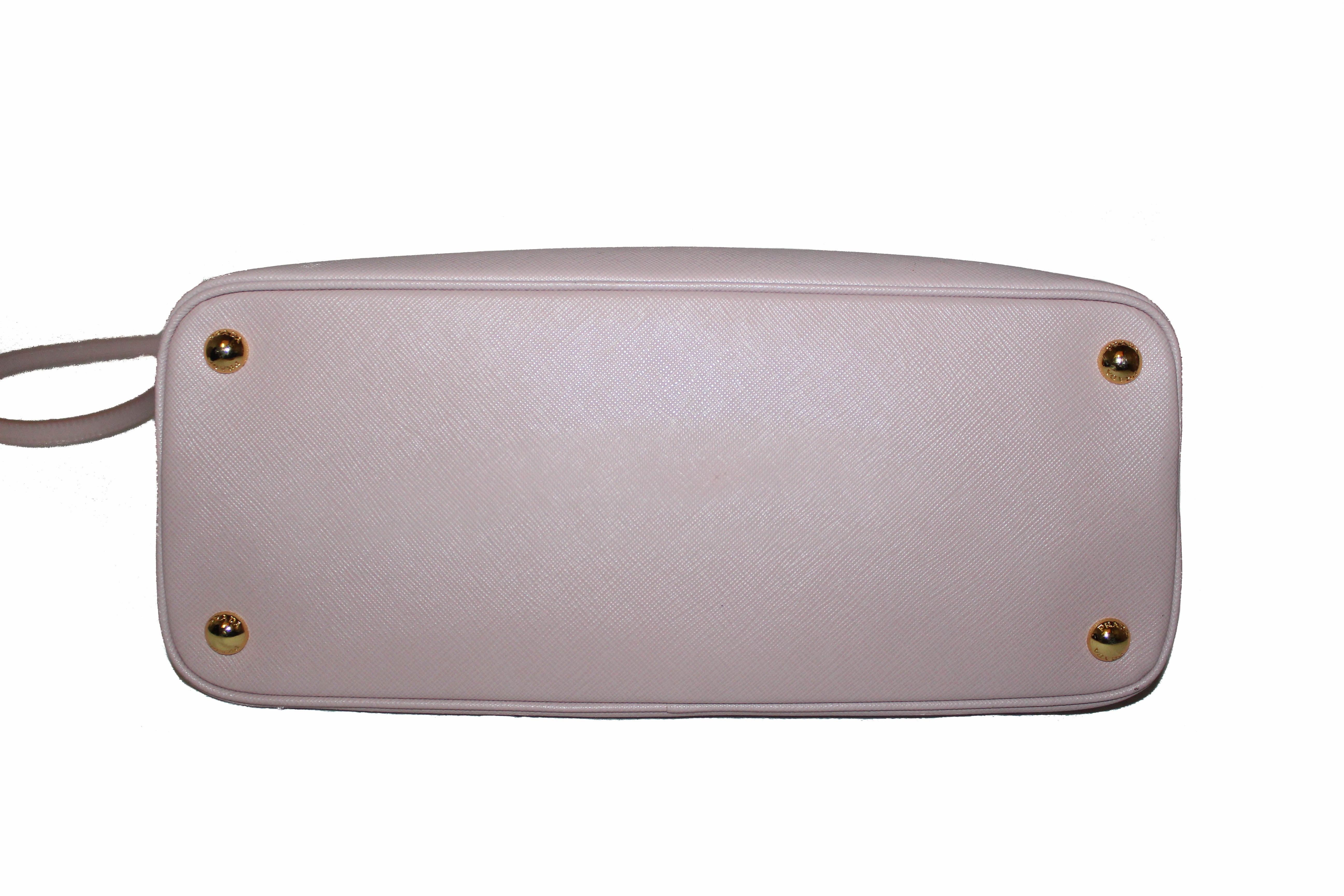 Authentic Prada Soft Pink Orchidea Saffiano Leather Promenade Bag 1BA837 - Luxury Designer Handbag for Women, Perfect for Work, Evening Events & Travel Accessories