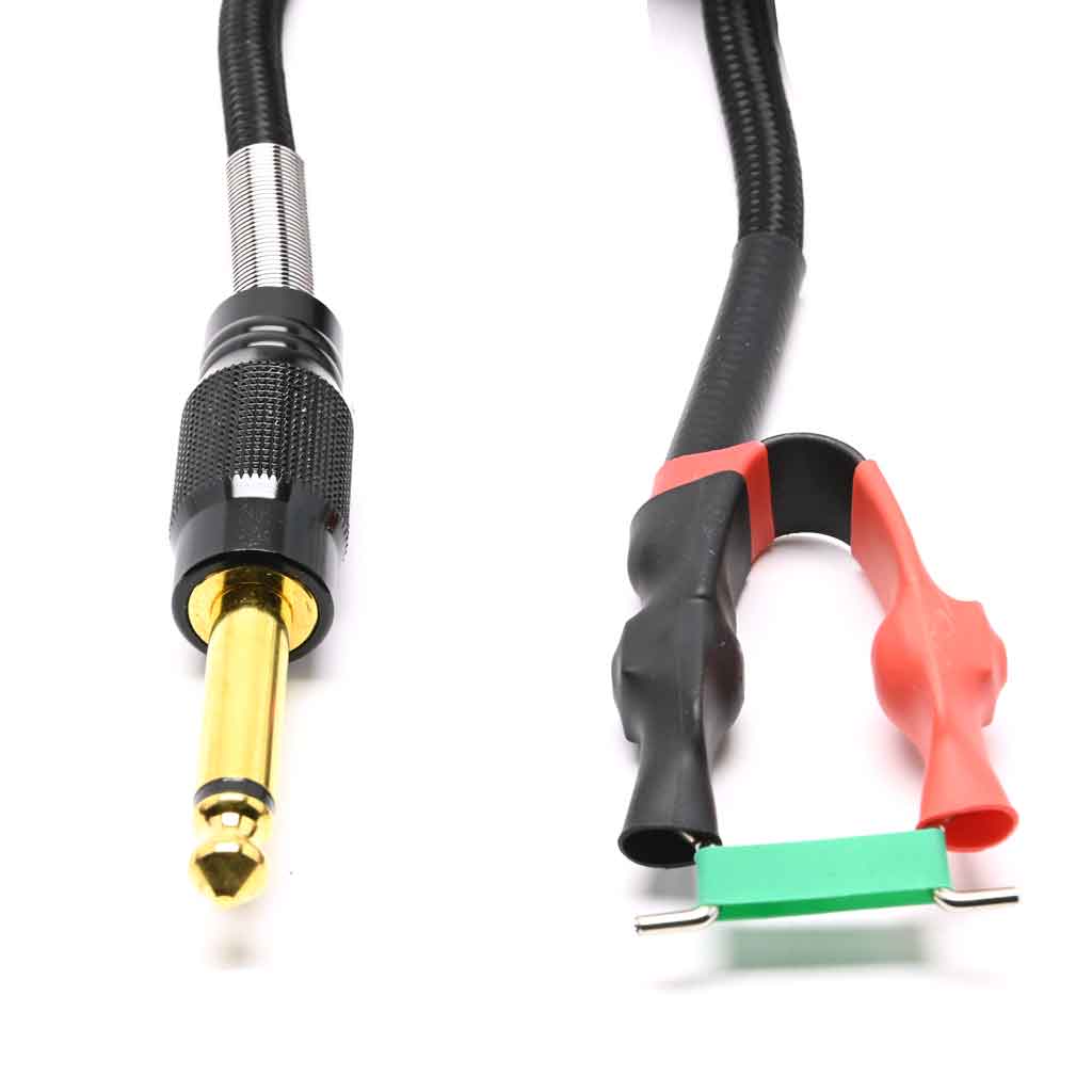 Professional Woven Clip Cord Cable for Tattoo Machine - Durable & Flexible Power Supply for Coil Tattoo Guns - Perfect for Tattoo Artists & Studios