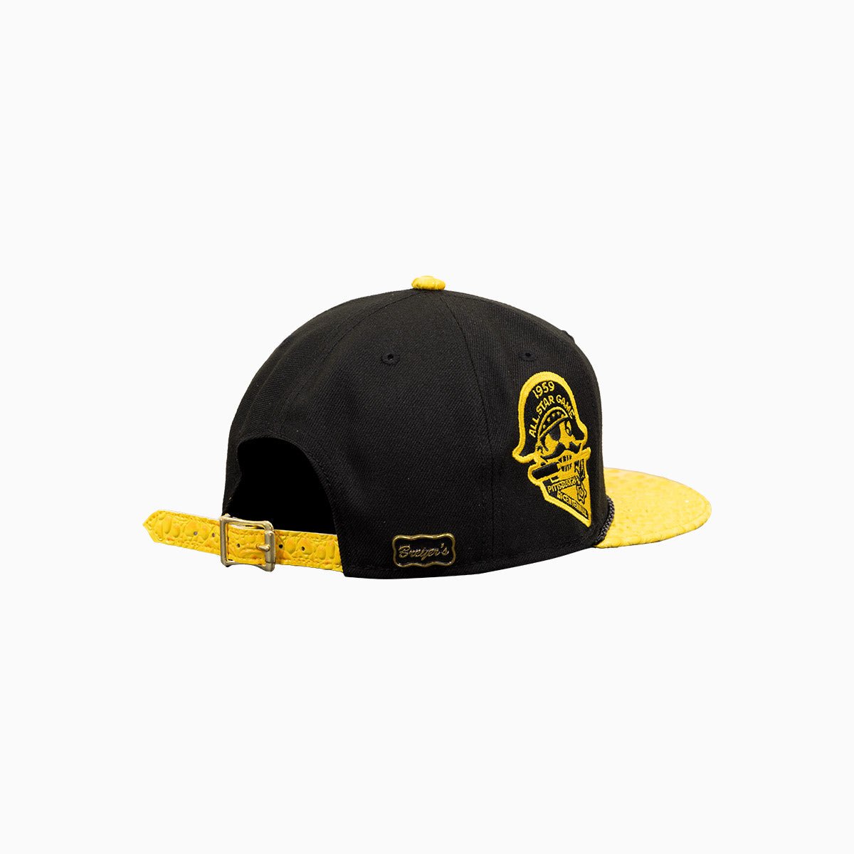 Breyer's Buck 50 Pittsburgh Pirates Baseball Cap with Genuine Leather Visor - Perfect for MLB Games, Outdoor Activities & Sports Fans