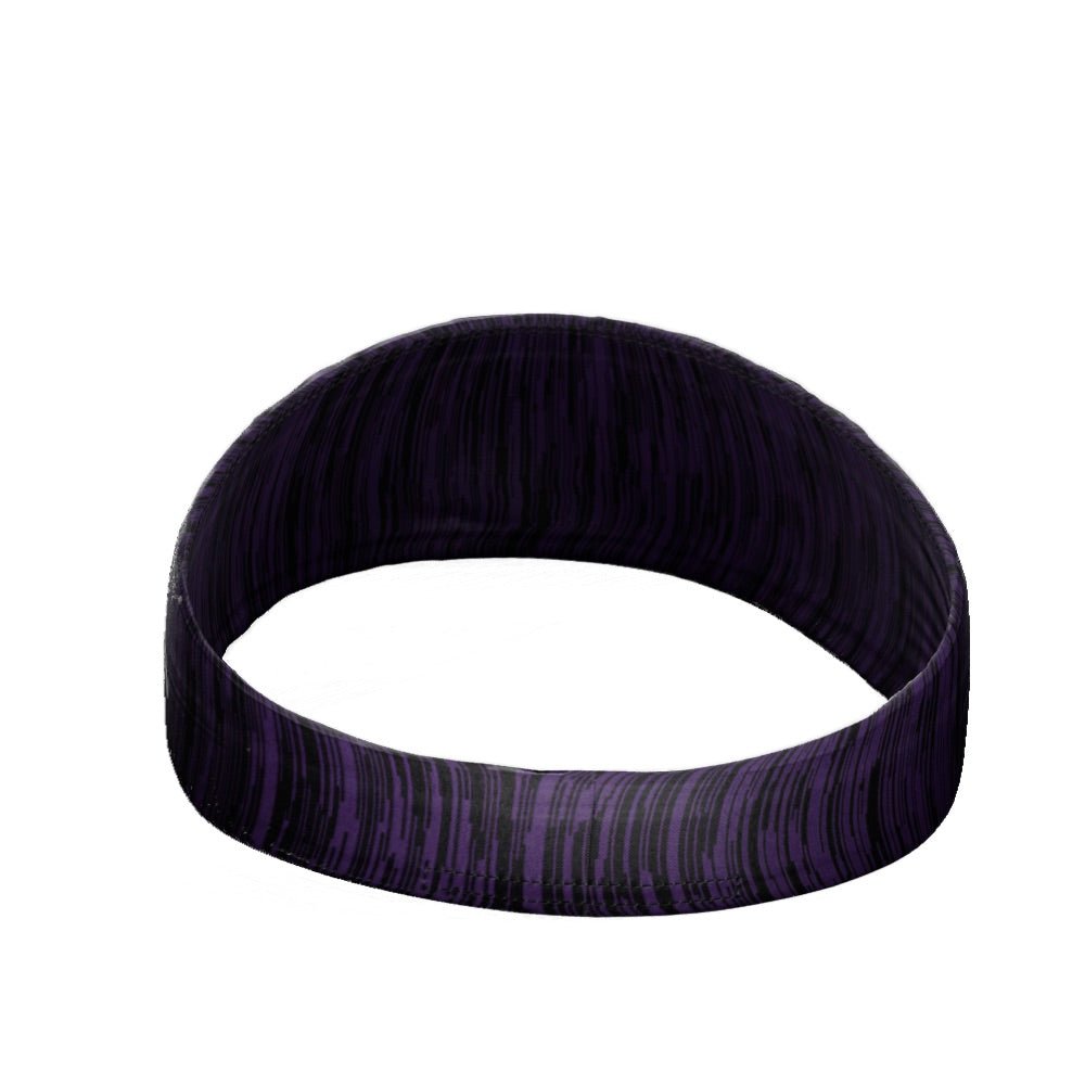 Purple Static Headband for Women & Girls - Non-Slip Hair Accessory for Workouts, Yoga & Sports | Soft & Comfortable Headband for Running, Gym & Daily Use