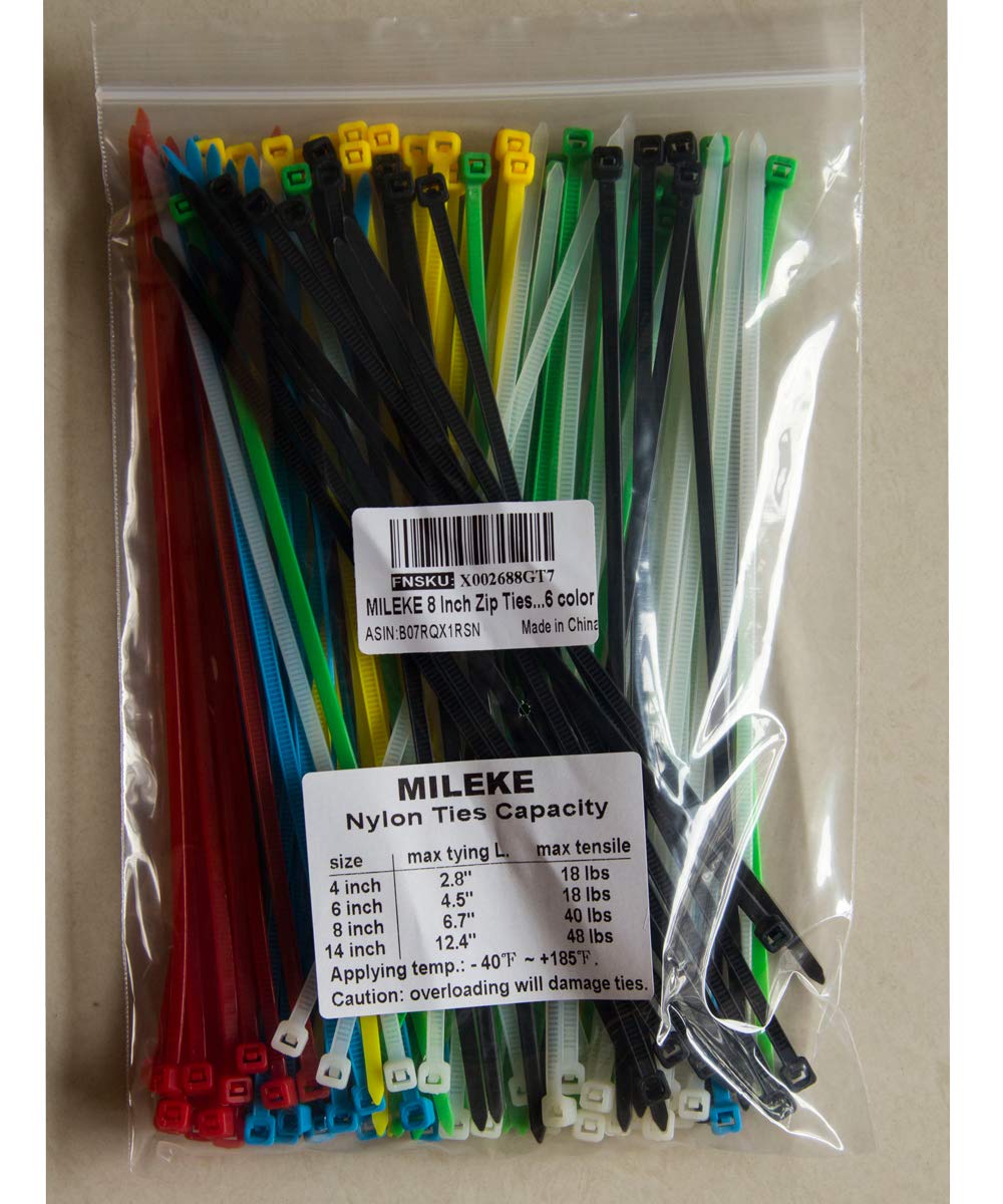 8 Inch Zip Ties (6.7