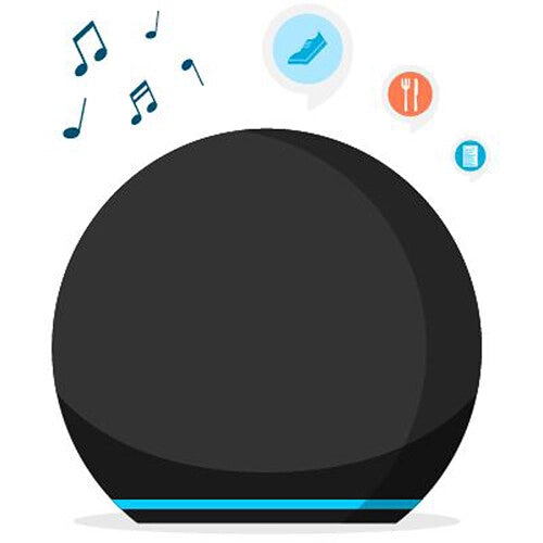 Amazon Echo (4th Generation) | Smart Speaker with Alexa | Charcoal Black | Stream Music, Control Smart Home, Make Calls | Perfect for Living Room, Kitchen & Home Office
