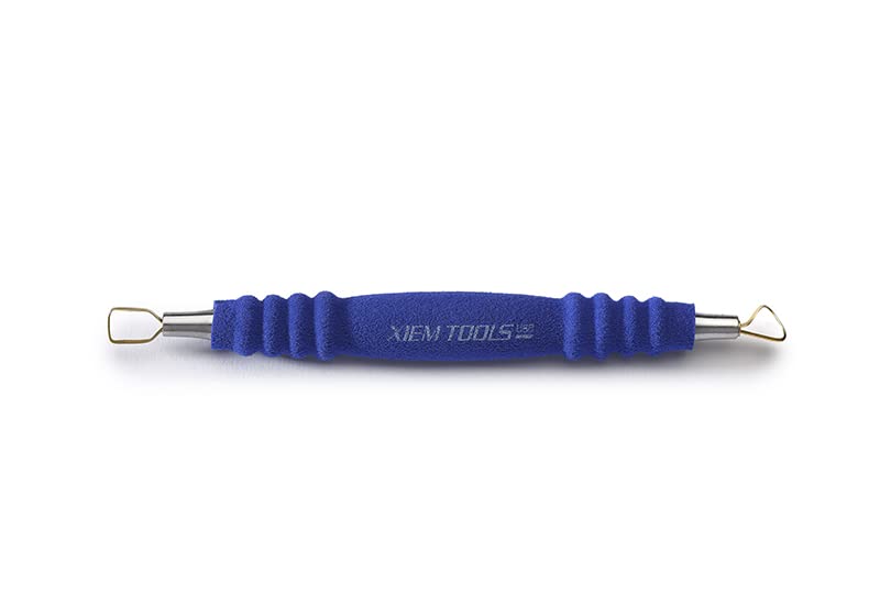 Xiem Tools Mini Titanium-Fused Carving & Trimming Double-End Tools (TFM05-10480) - Professional Woodworking & Crafting Set for Detailed Carving, Sculpting & DIY Projects