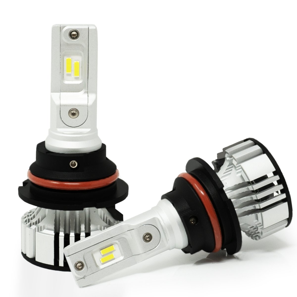 D CR HB5 9007 LED Headlight Bulbs - Super Bright 6000K White Light, High/Low Beam, Daytime Running Lights (DRL) - Perfect for Night Driving & Foggy Conditions