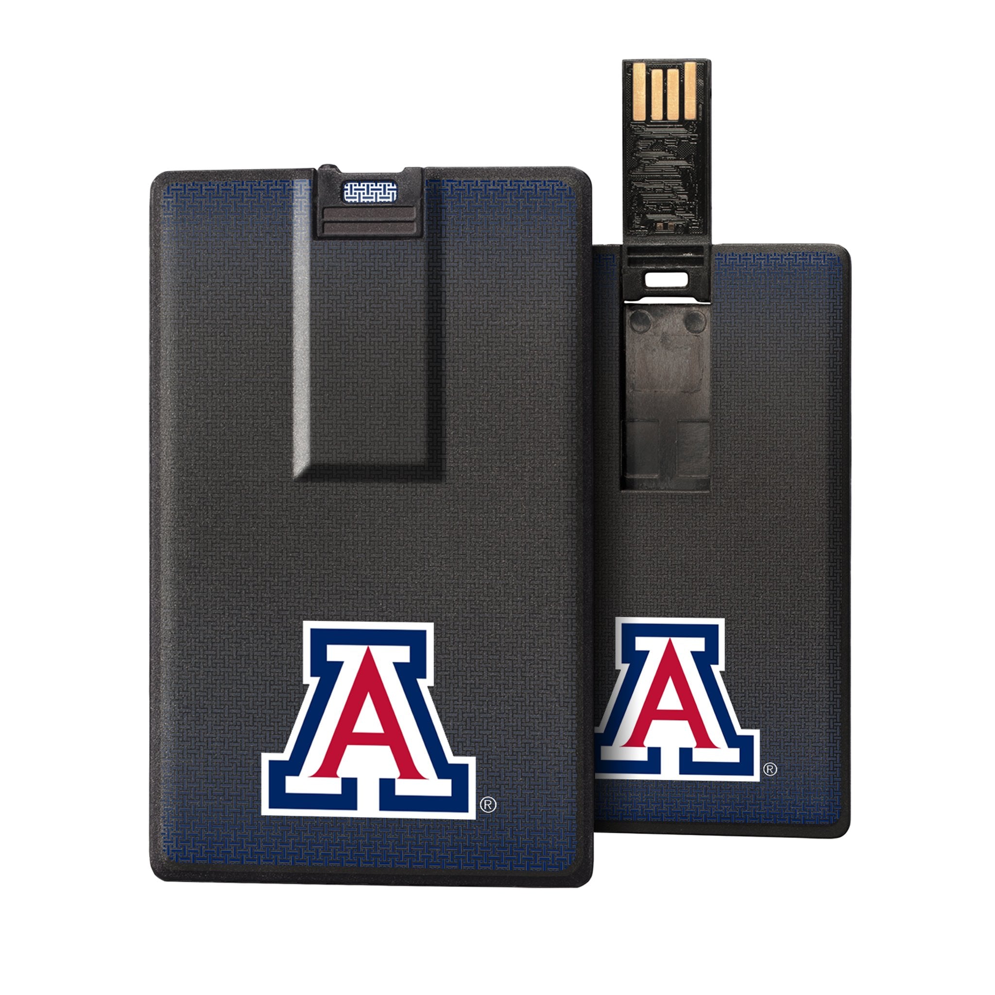 Arizona Wildcats 32GB Linen Credit Card USB Flash Drive - Portable Storage for School, Office, and Travel