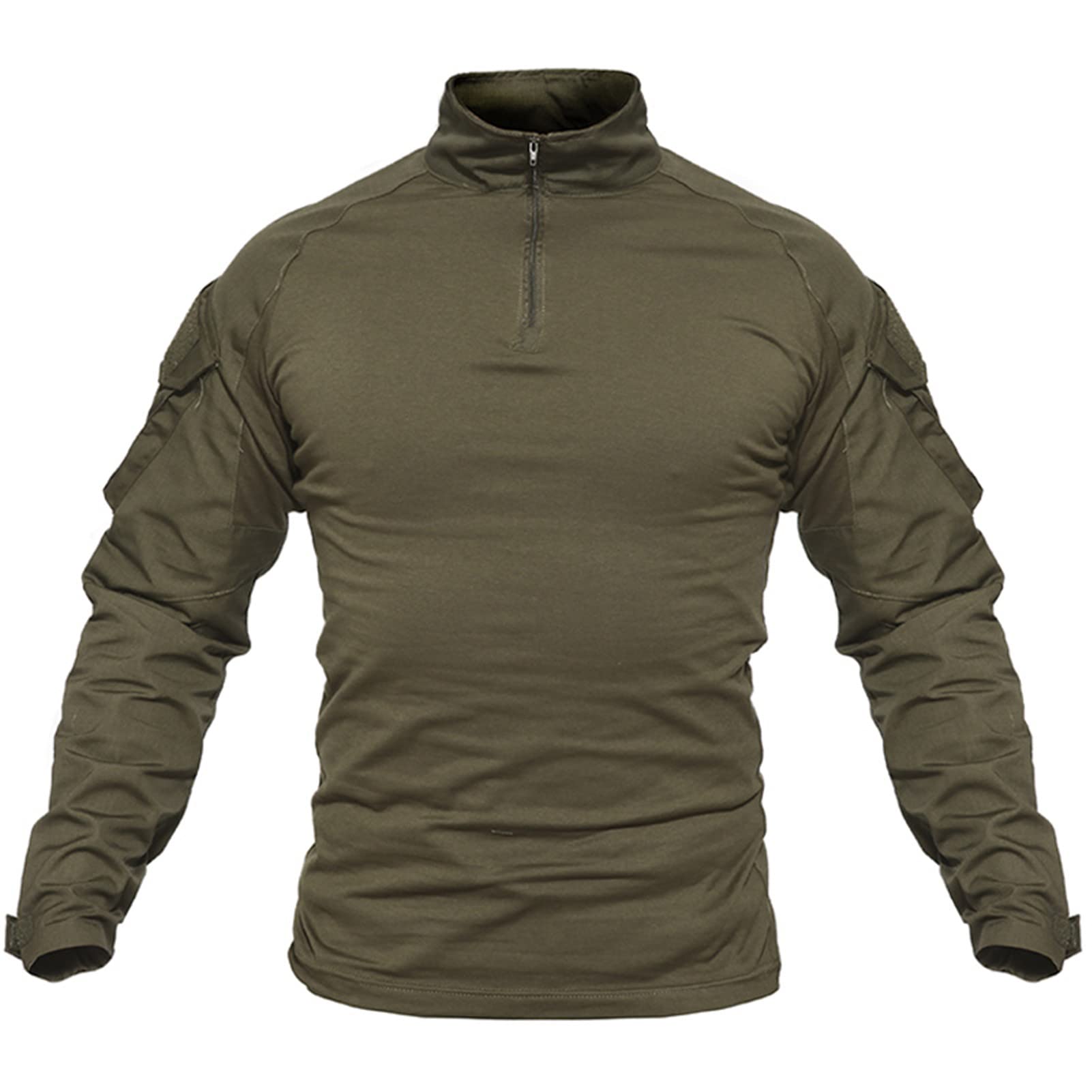 Men's Military Camouflage Tactical T-Shirt - Army Combat Long Sleeve Shirt for Hunting & Outdoor Activities | Summer Camo Tee for Tactical Training, Airsoft & Adventure Sports