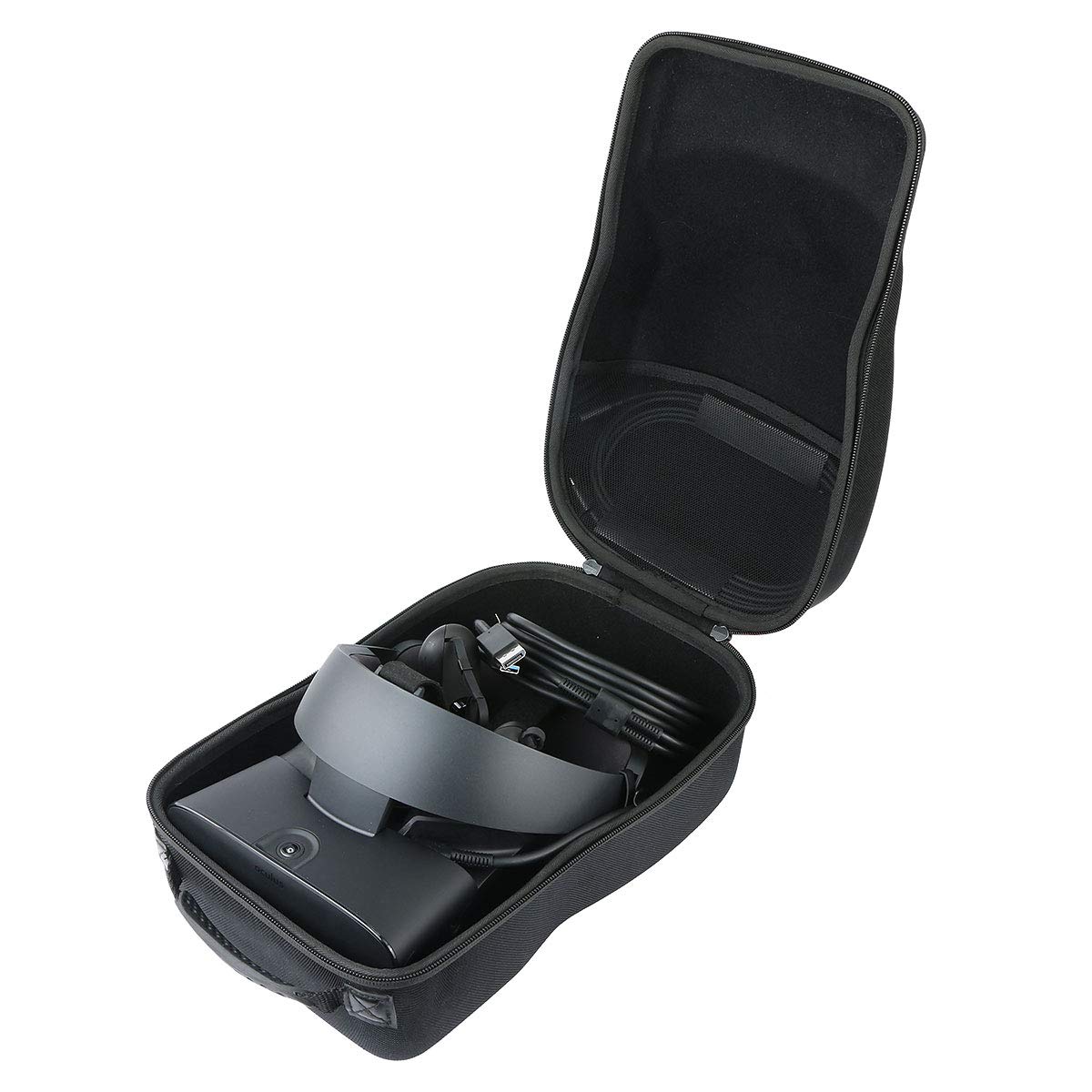 Khanka Hard Travel Case for Oculus Rift S - Durable Protective Storage for PC VR Gaming Headset - Perfect for Travel, Storage & Transport