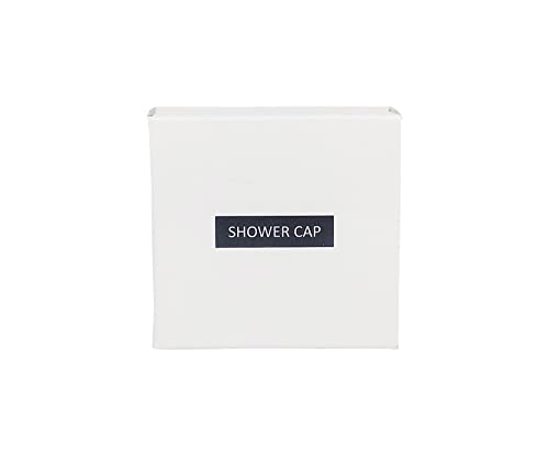 50-Piece Bulk Shower Caps for Hotels, Spas, Salons & Personal Use - Waterproof Disposable Shower Cap Set for Travel, Gym & Home Care Essentials (Pack of 50)