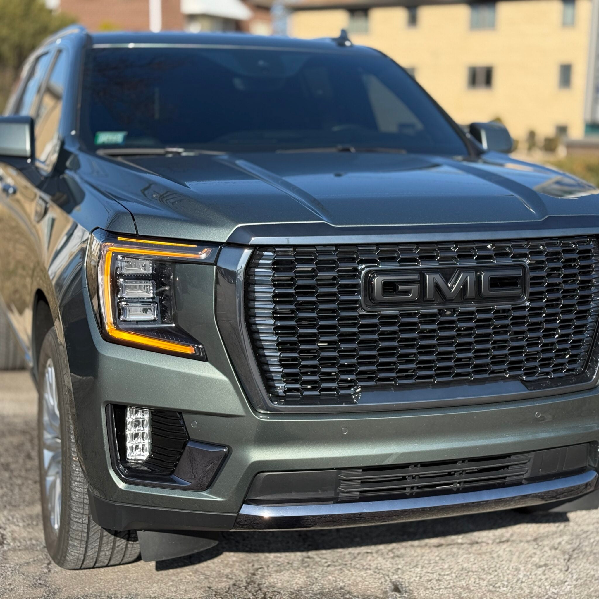 2024 GMC Yukon Amber Switchback DRL Kit - LED Daytime Running Lights with Turn Signal Function - Upgrade for 2021-2024 Models - Perfect for Off-Roading & Night Driving
