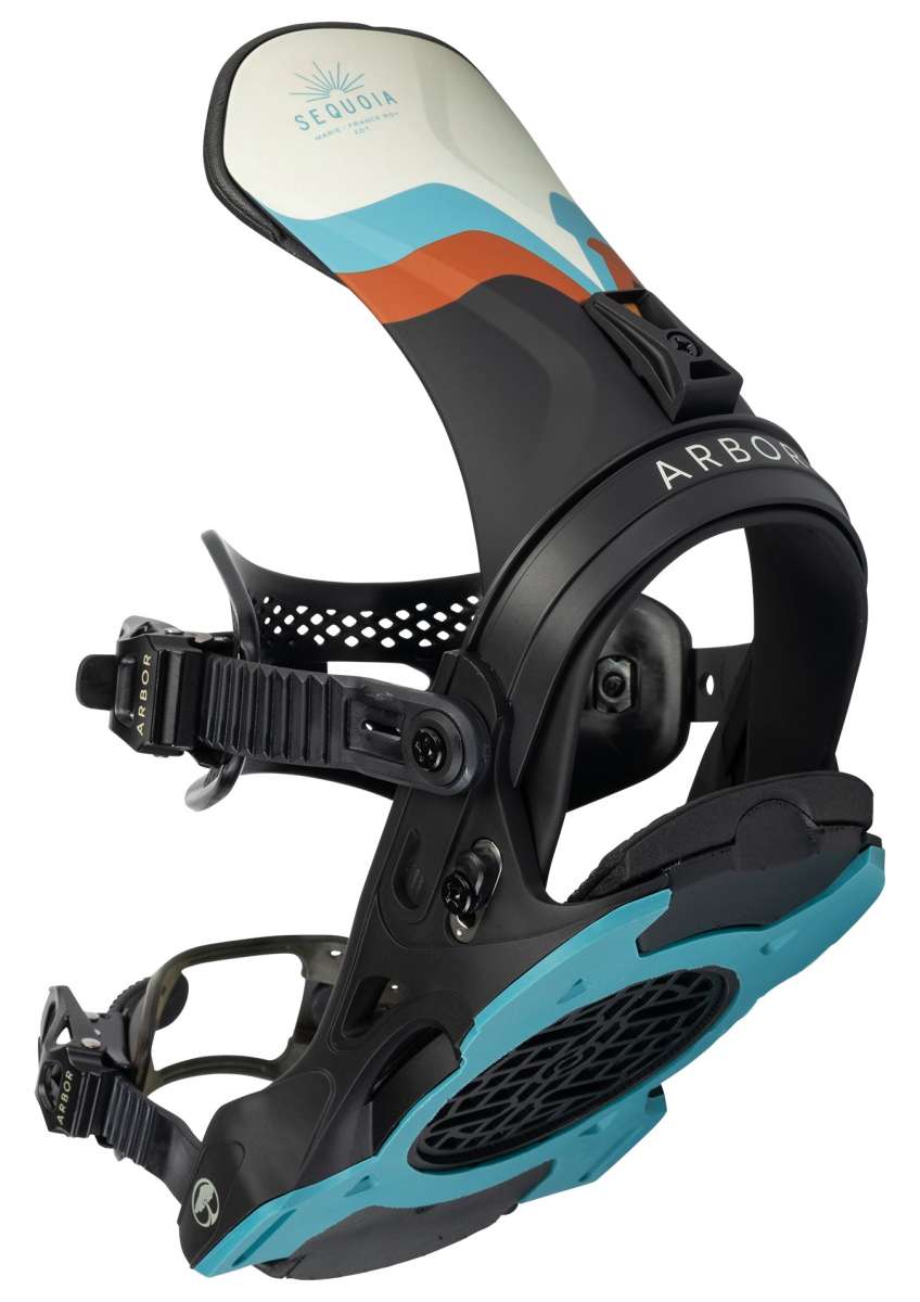 Arbor Women's Sequoia Snowboard Bindings 2024 - Lightweight & Responsive for All-Mountain Riding | Perfect for Freestyle, Powder & Park Performance