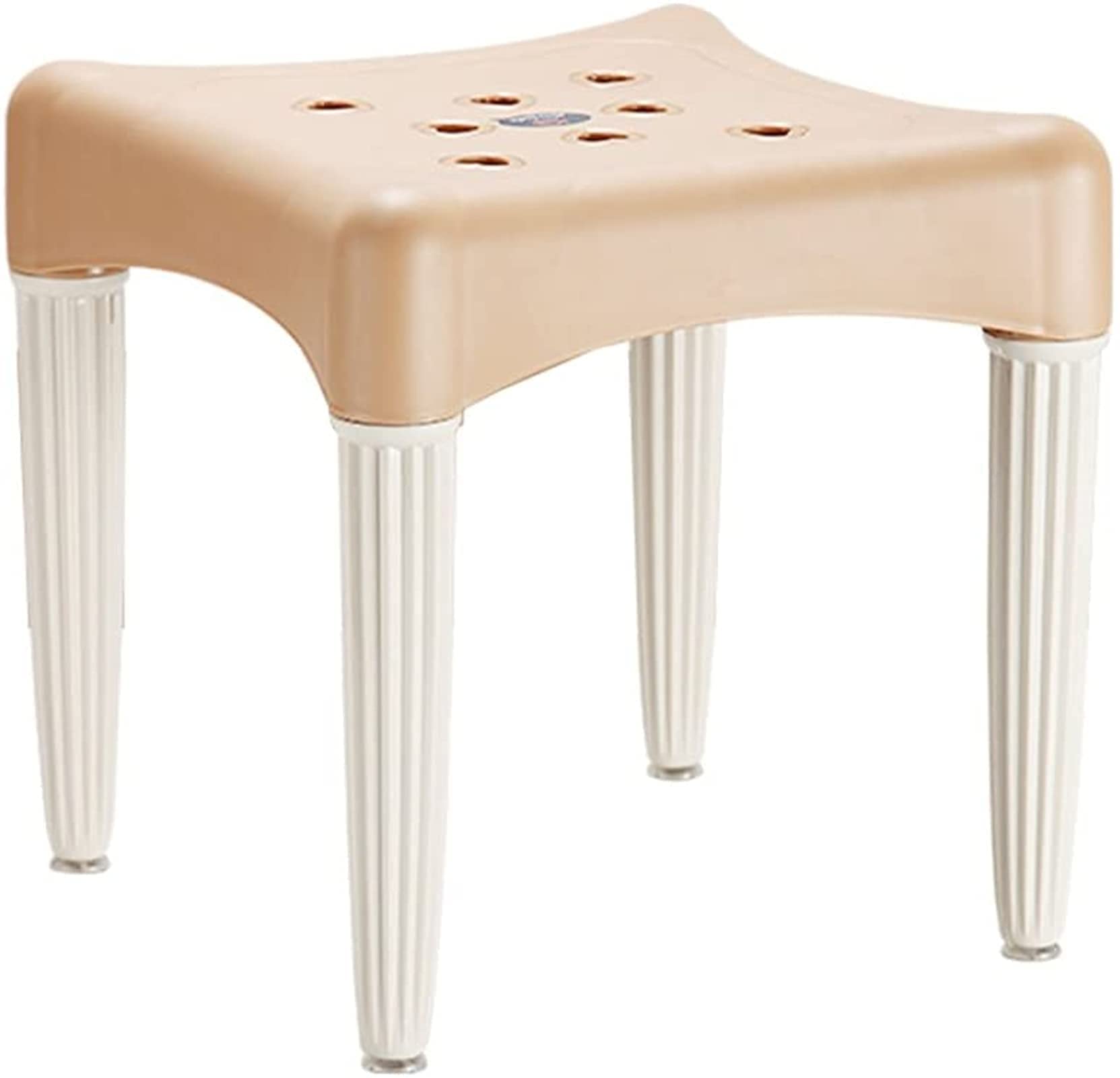 Non-Slip Padded Shower Transfer Bench - Adjustable Bath Stool for Elderly & Kids, Waterproof Plastic Shower Chair for Bathroom Safety, Ideal for Showering, Toileting & Bed Mobility Assistance