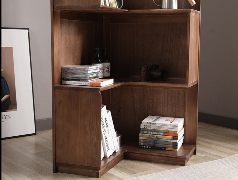 Julie Kyoto Display - Japanese Scandinavian Style Solid Wood Shelf for Home Decor, Books & Plants - Perfect for Living Room, Bedroom & Office Organization
