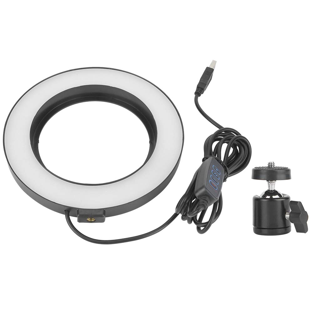 PRAV® LED Video Light with 3 Lighting Modes - Professional Photography Fill Light for YouTube, TikTok & Live Streaming - Perfect for Makeup Artists, Beauty Vloggers & Content Creators