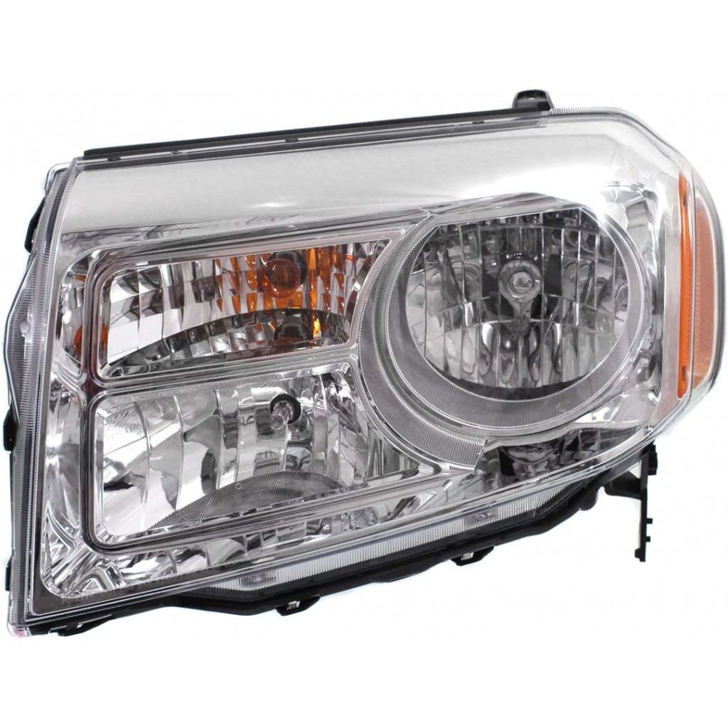 2012-2014 Honda Pilot Driver Side Headlight Assembly - CAPA Certified Replacement Part for Improved Night Visibility & Safety Driving