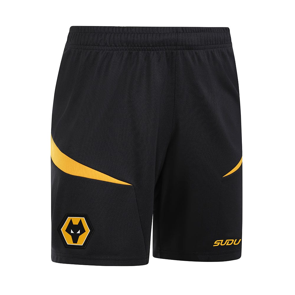 2024-2025 Wolves Football Match Shorts for Adults - Black Soccer Training Shorts | Perfect for Games, Practice & Casual Wear