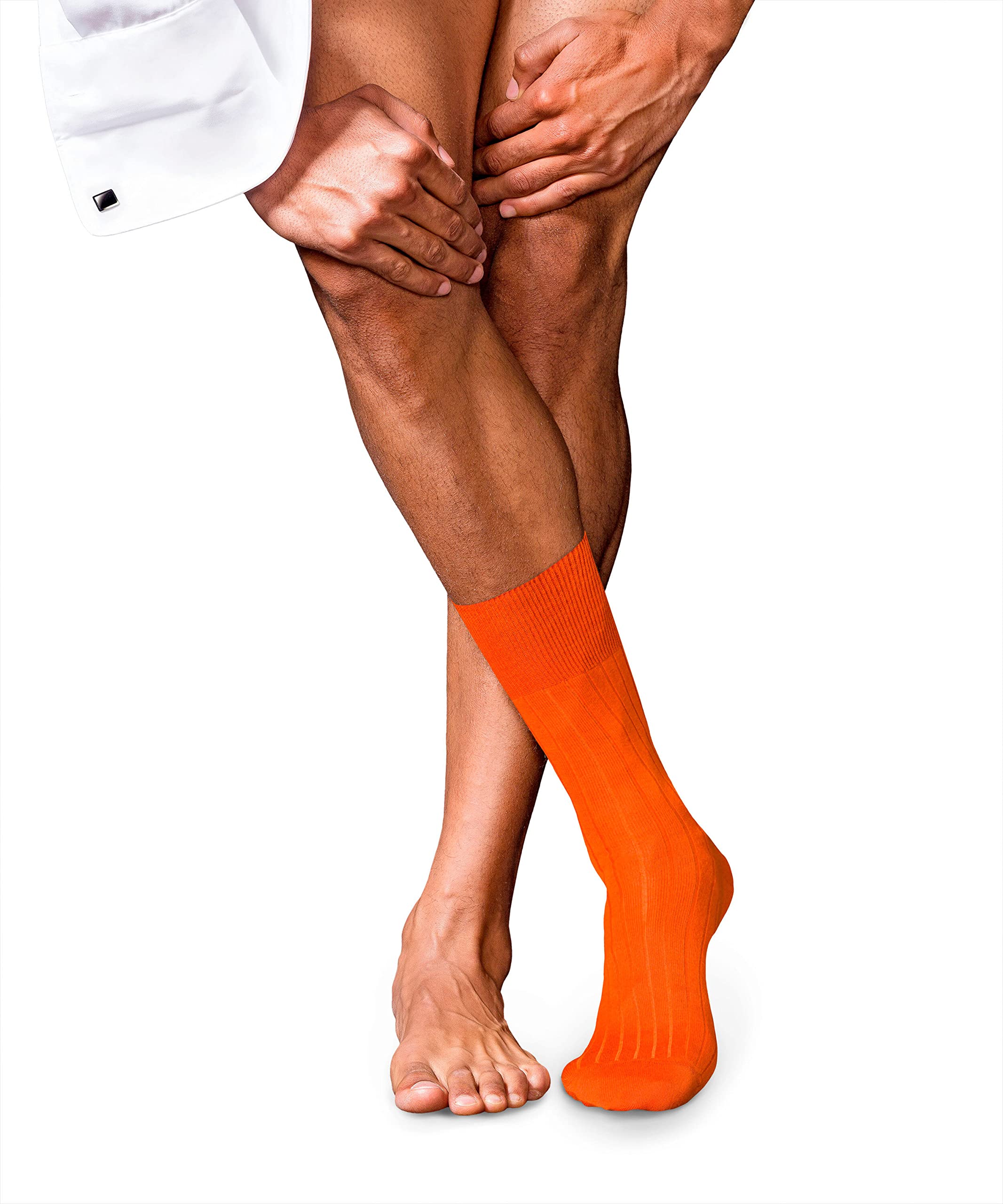 FALKE Men's No. 2 Dress Socks - Lightweight Ultrasoft Cashmere Crew Socks for Business & Formal Wear - Thermal Insulating Luxury Stockings for Office, Wedding & Special Occasions