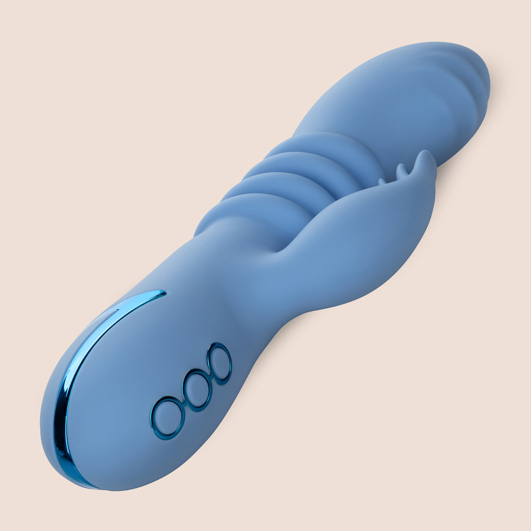 California Dreaming® Santa Cruz 'Coaster Rabbit Vibrator - Powerful Thrusting G-Spot Stimulator for Women, Perfect for Solo Play & Couples Intimacy | Discreet Packaging & USB Rechargeable