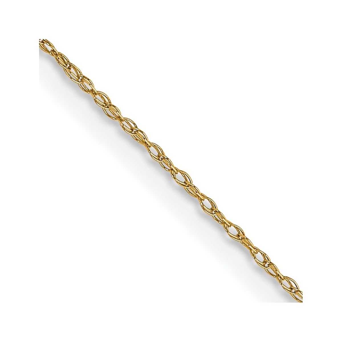 14K Gold Carded Cable Rope Chain Necklace for Women & Men - Rose Gold, White Gold, Yellow Gold Options in 13