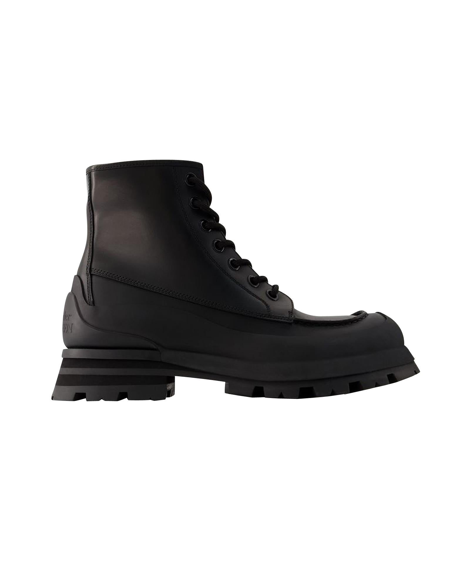 Women's Black Leather Ankle Boots - Stylish & Comfortable for Fall, Winter & Everyday Wear