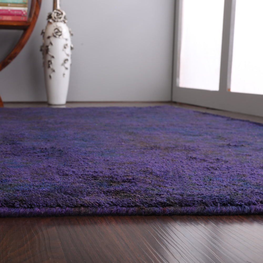 Handmade Dye Hand Knotted Rug - Premium Wool Area Rug for Living Room, Bedroom, Dining Room - Soft & Durable Home Decor Carpet