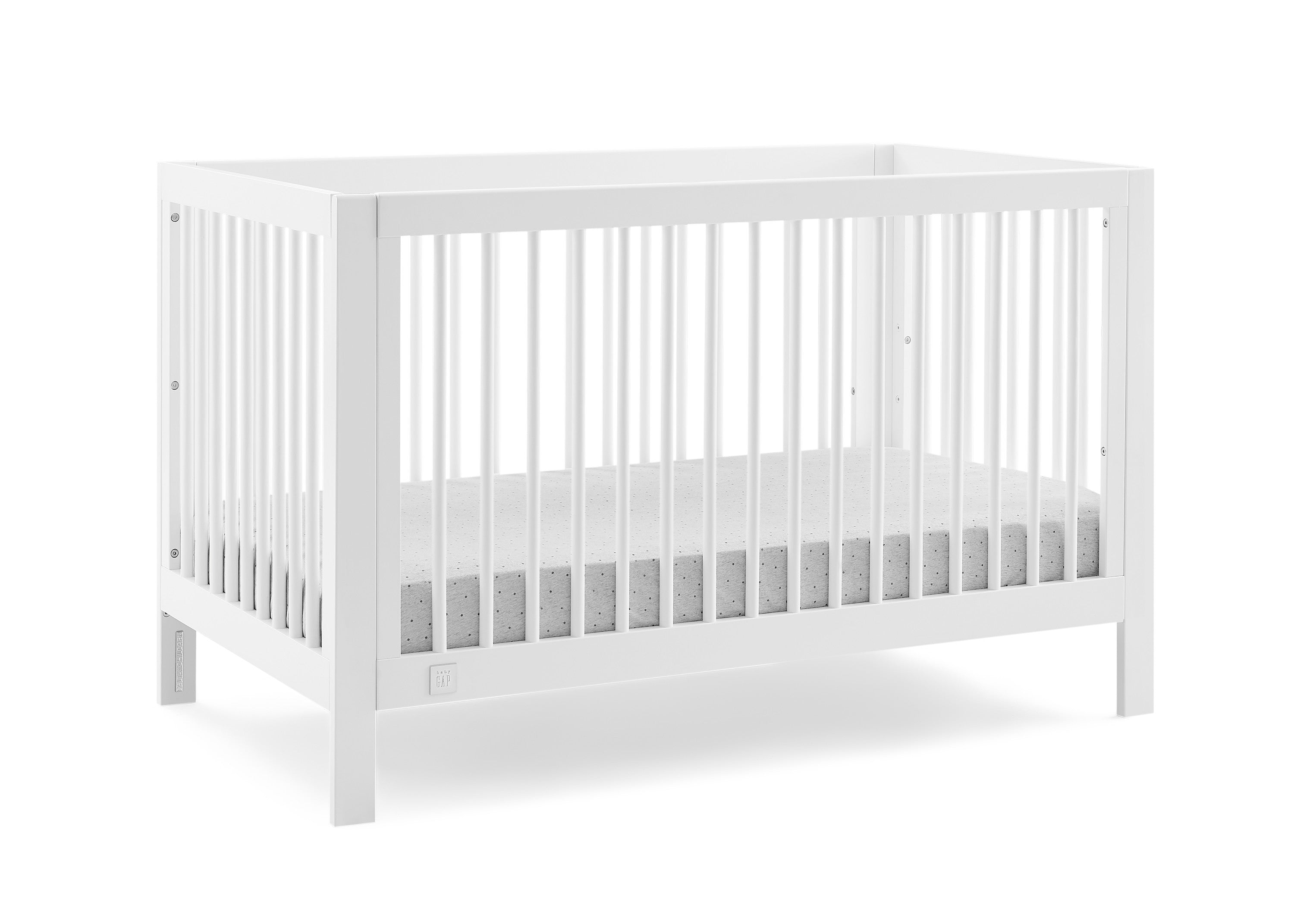 BabyGap Charlie 6-in-1 Convertible Crib - Grow with Your Child from Newborn to Toddler | Safe Nursery Furniture for Modern Baby Rooms