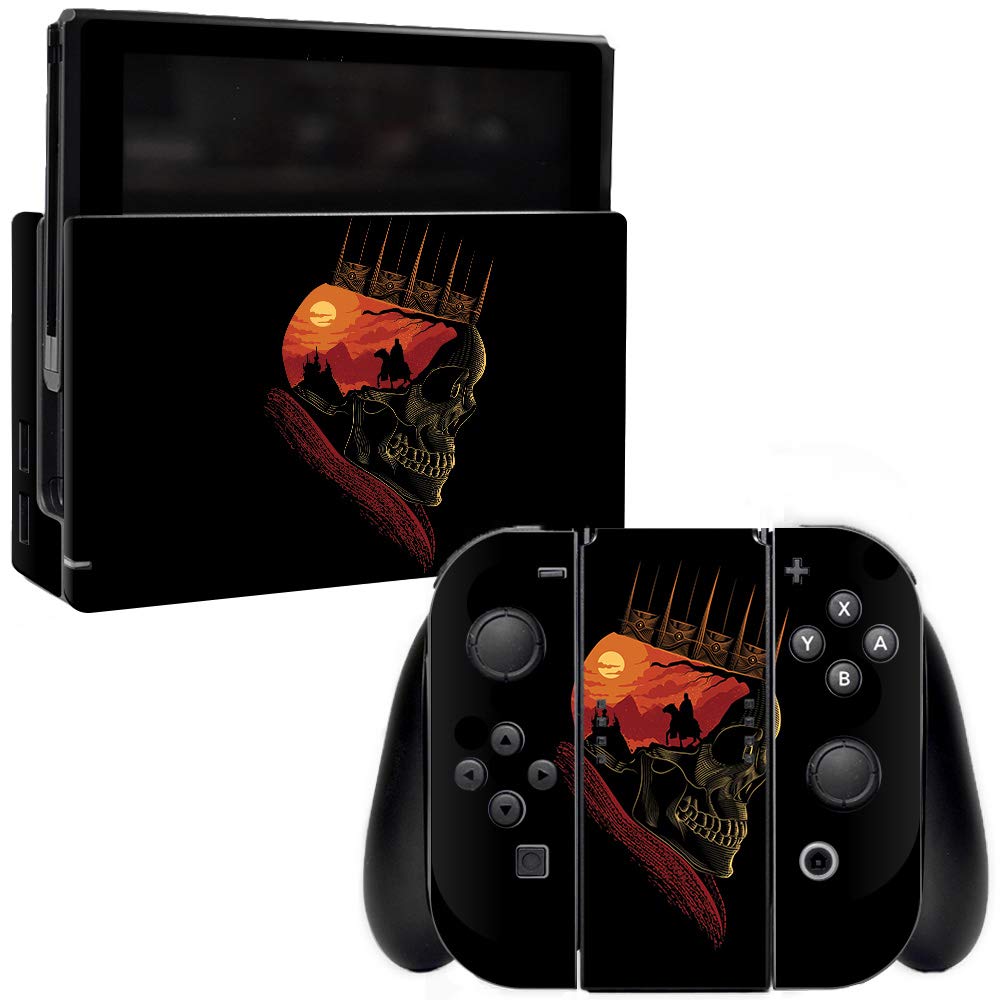 MightySkins Vinyl Decal Wrap Cover for Nintendo Switch - King Nothing Design | Protective & Durable Skin | Easy to Apply & Remove | Made in USA | Perfect for Gaming, Travel & Personalization