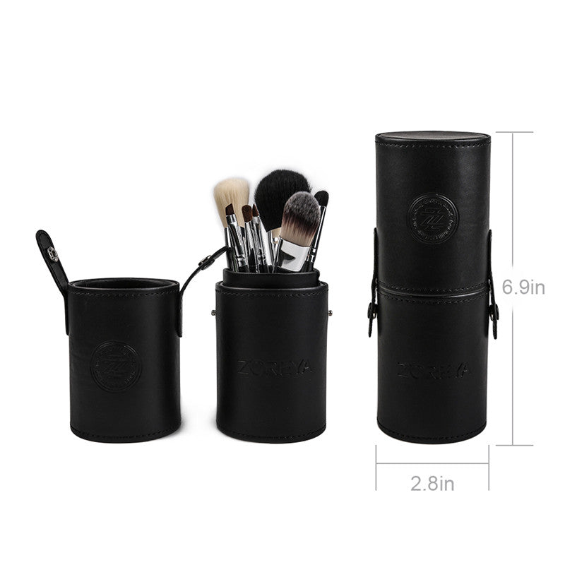 Professional Makeup Brush Set - 12 Piece Vegan & Cruelty-Free Cosmetics Brushes for Foundation, Blending, Contouring - Perfect for Everyday Makeup & Travel