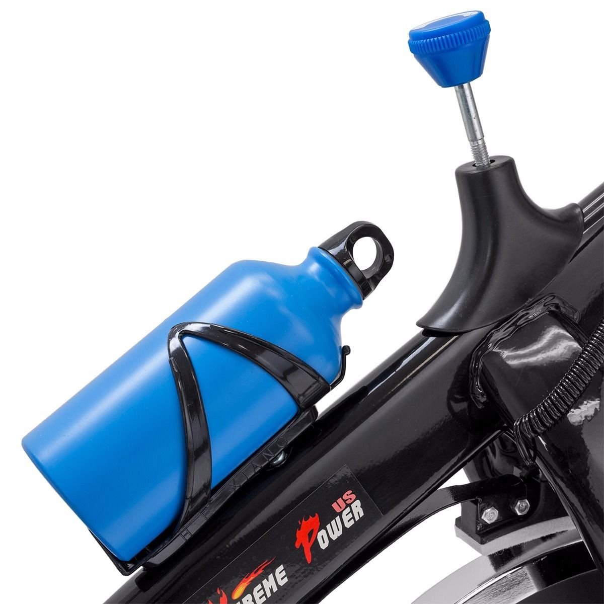 XtremepowerUS 22lb Flywheel Exercise Bike - Heavy Duty Stationary Bike for Home Gym Workouts | Perfect for Cardio, Weight Loss & Indoor Cycling Training