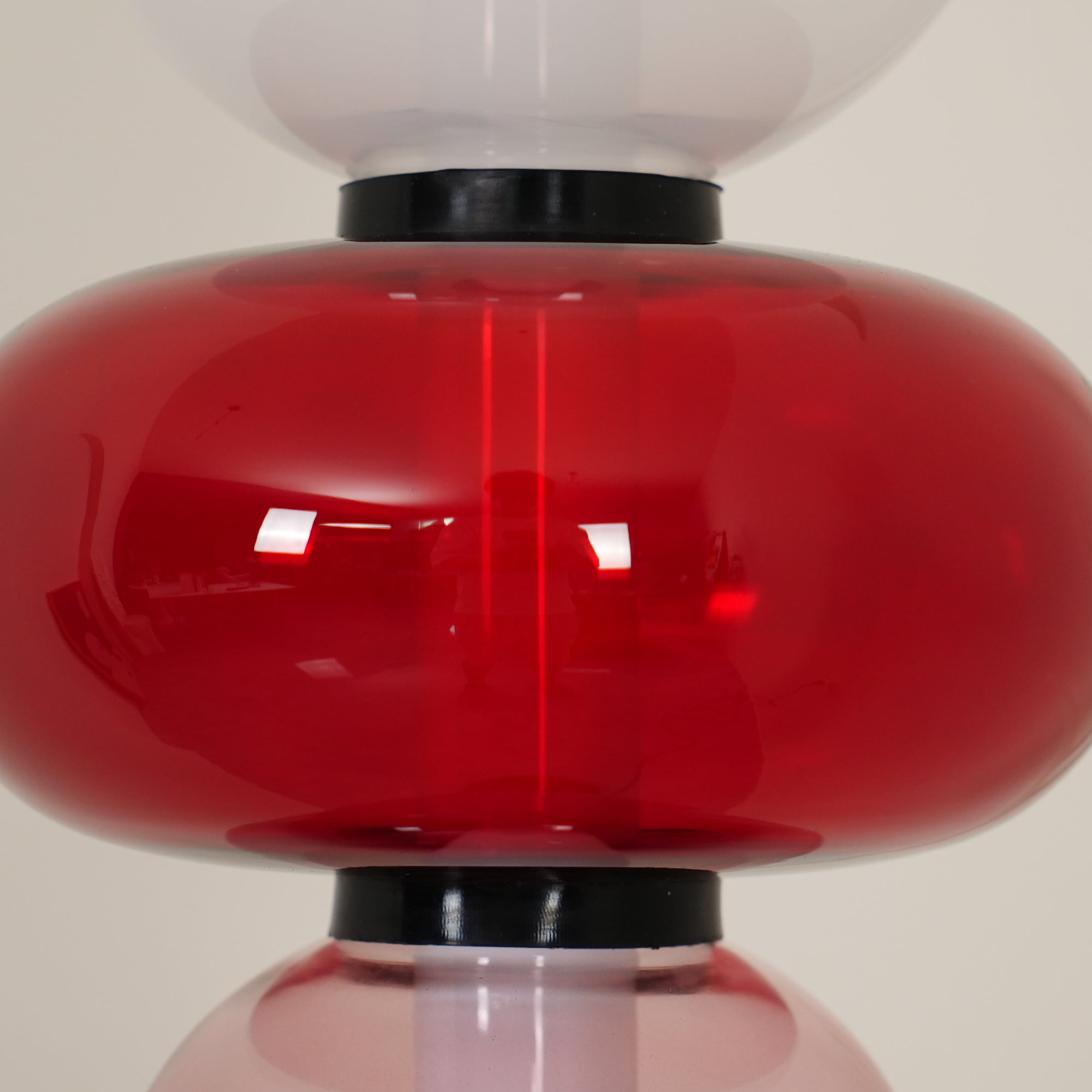 Candied Glass Floor Lamp - Modern LED Standing Light for Living Room, Bedroom & Office Decor - Warm White Ambient Lighting