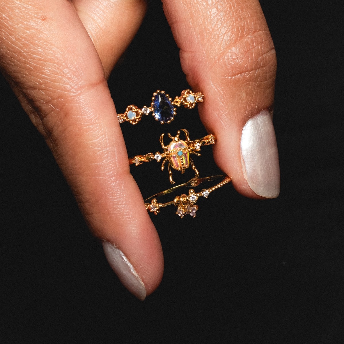 Charmed Blossom Ring - Elegant Floral Jewelry for Women | Perfect for Weddings, Date Nights & Special Occasions