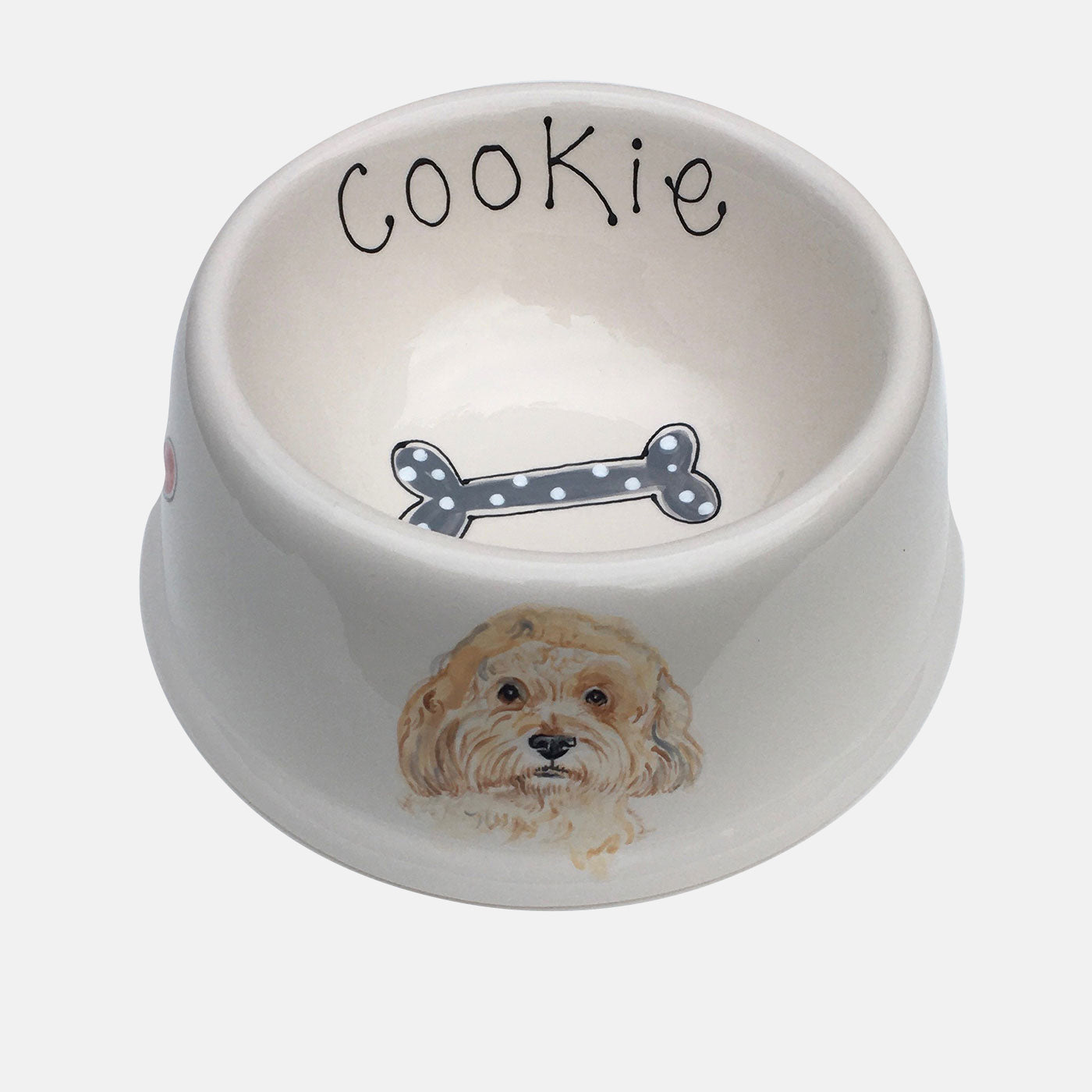 Purple Glaze Angled Portrait Dog Bowl - Elevated Pet Food Dish for Small & Medium Dogs - Perfect for Home, Travel & Outdoor Use