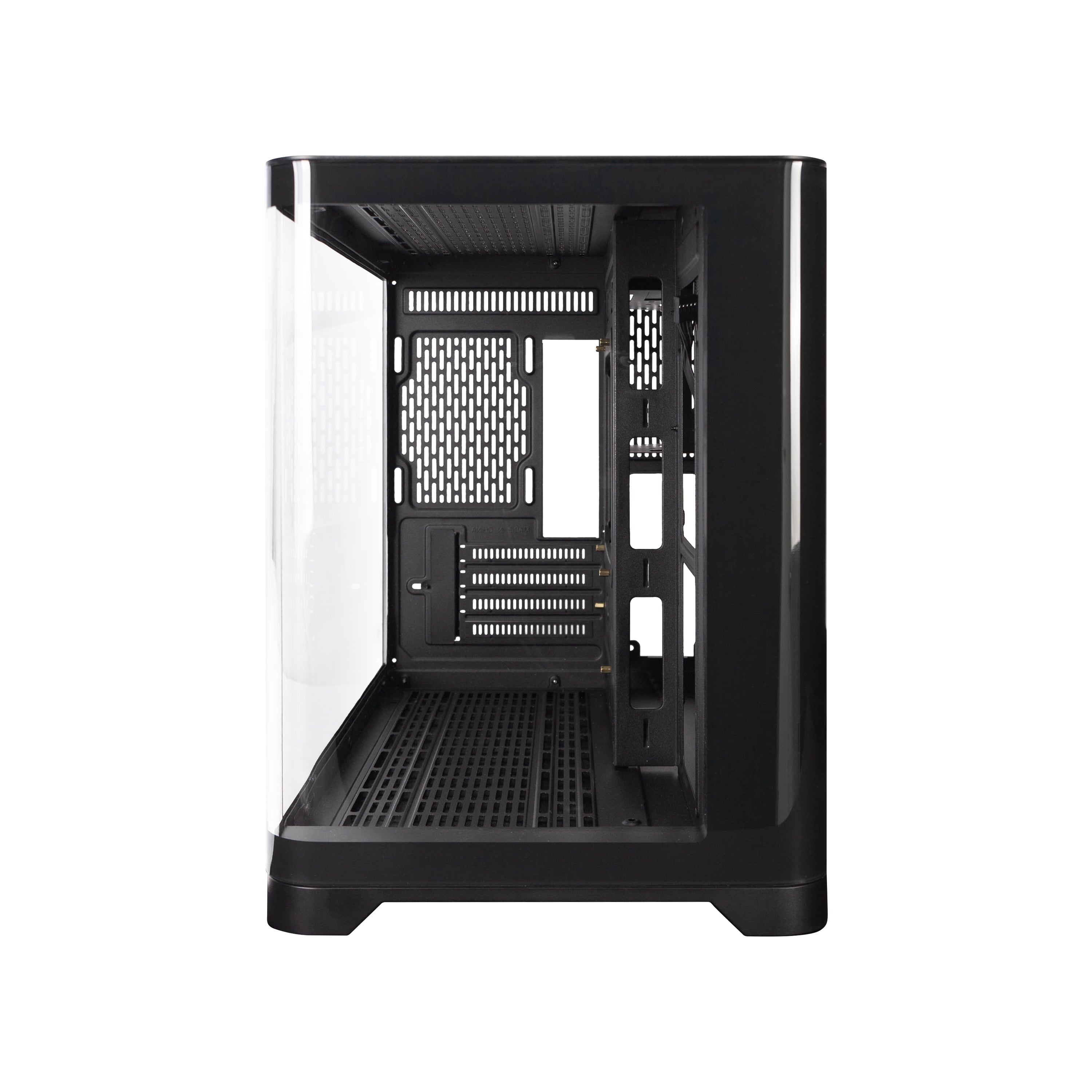 1st Player UV6 M ATX ITX PC Gaming Case - Compact Black Computer Case for High-Performance Gaming Rigs | Perfect for Small Form Factor Builds & Home Office Setups