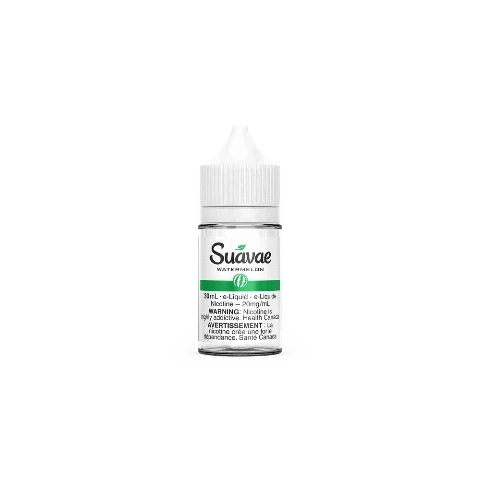 SUAVAE Salts Watermelon Nic Salt E-Liquid 30mL - Refreshing Vape Juice for All-Day Smooth Nicotine Satisfaction