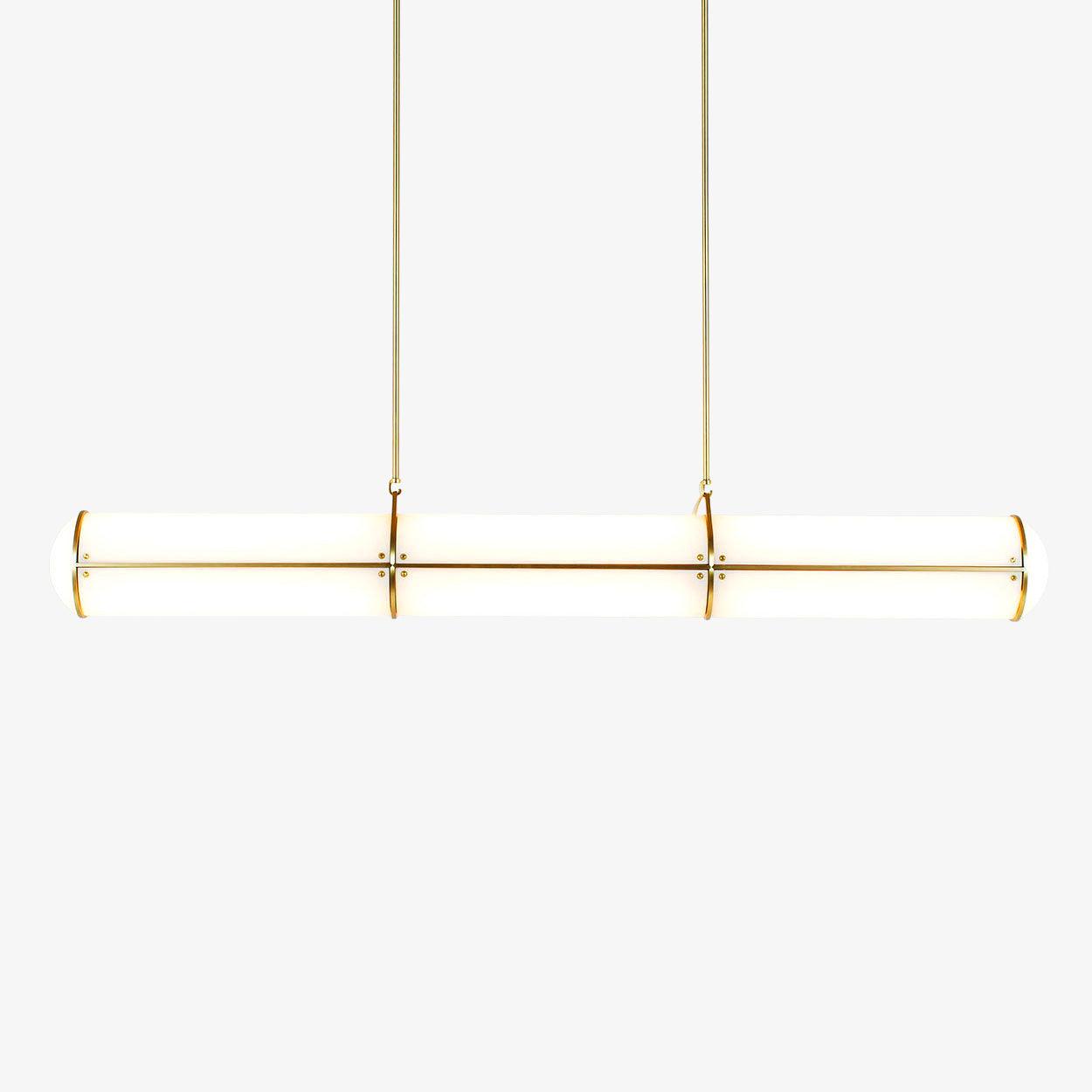 Modern Cylindrical Endless Pendant Light - Sleek Hanging Fixture for Kitchen Island, Dining Room & Bedroom Lighting