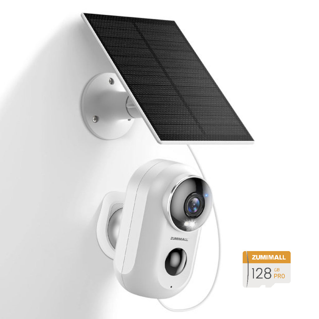 Solar Powered WiFi Security Camera with Rechargeable Battery - Weatherproof Outdoor Surveillance for Home & Business (F5/F5K Model) | Ideal for Backyard, Garage & Property Monitoring