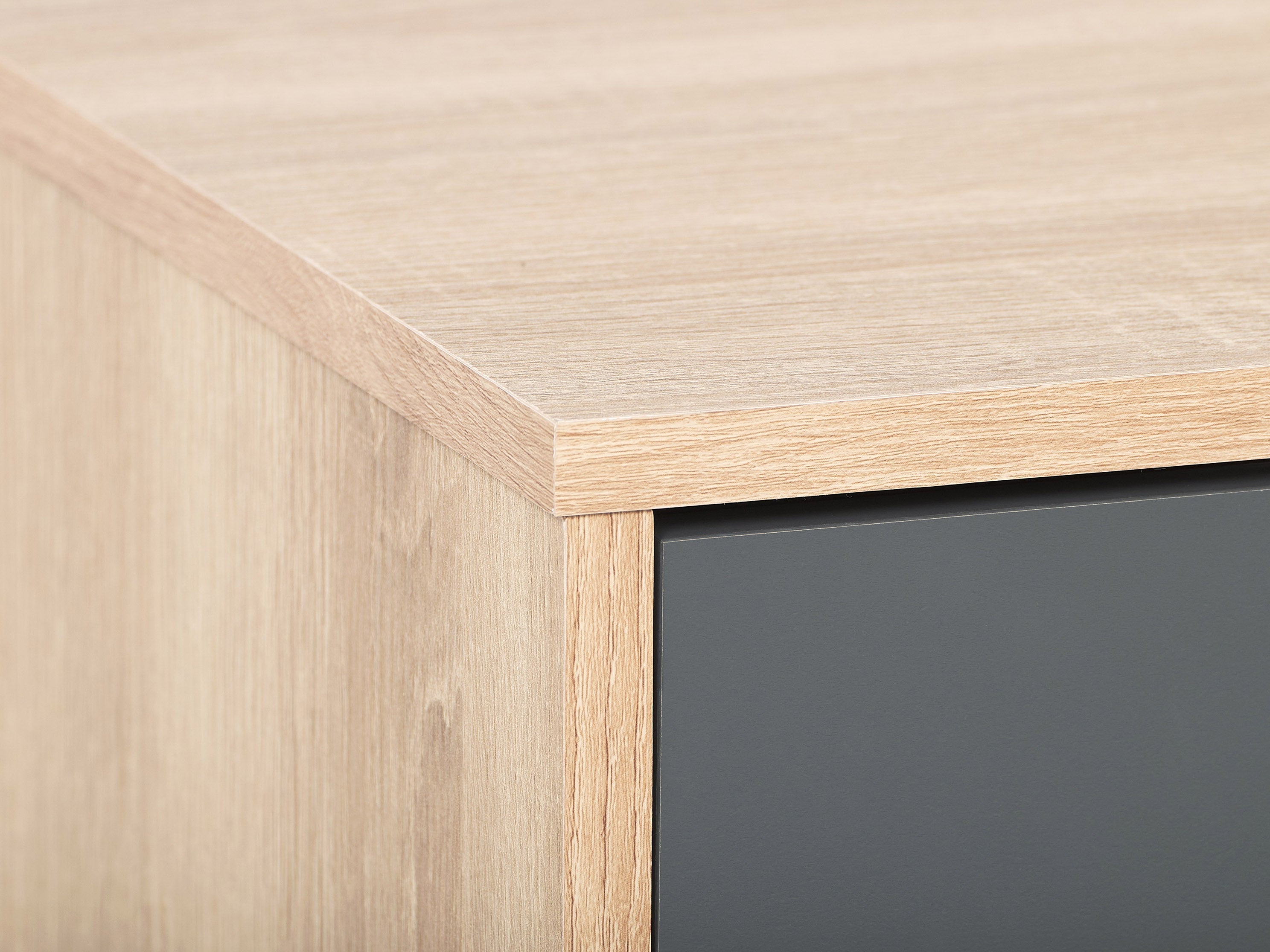 Modern Light Wood TV Stand with Storage for TVs up to 85 Inches - Perfect for Living Room, Home Theater & Entertainment Center Organization