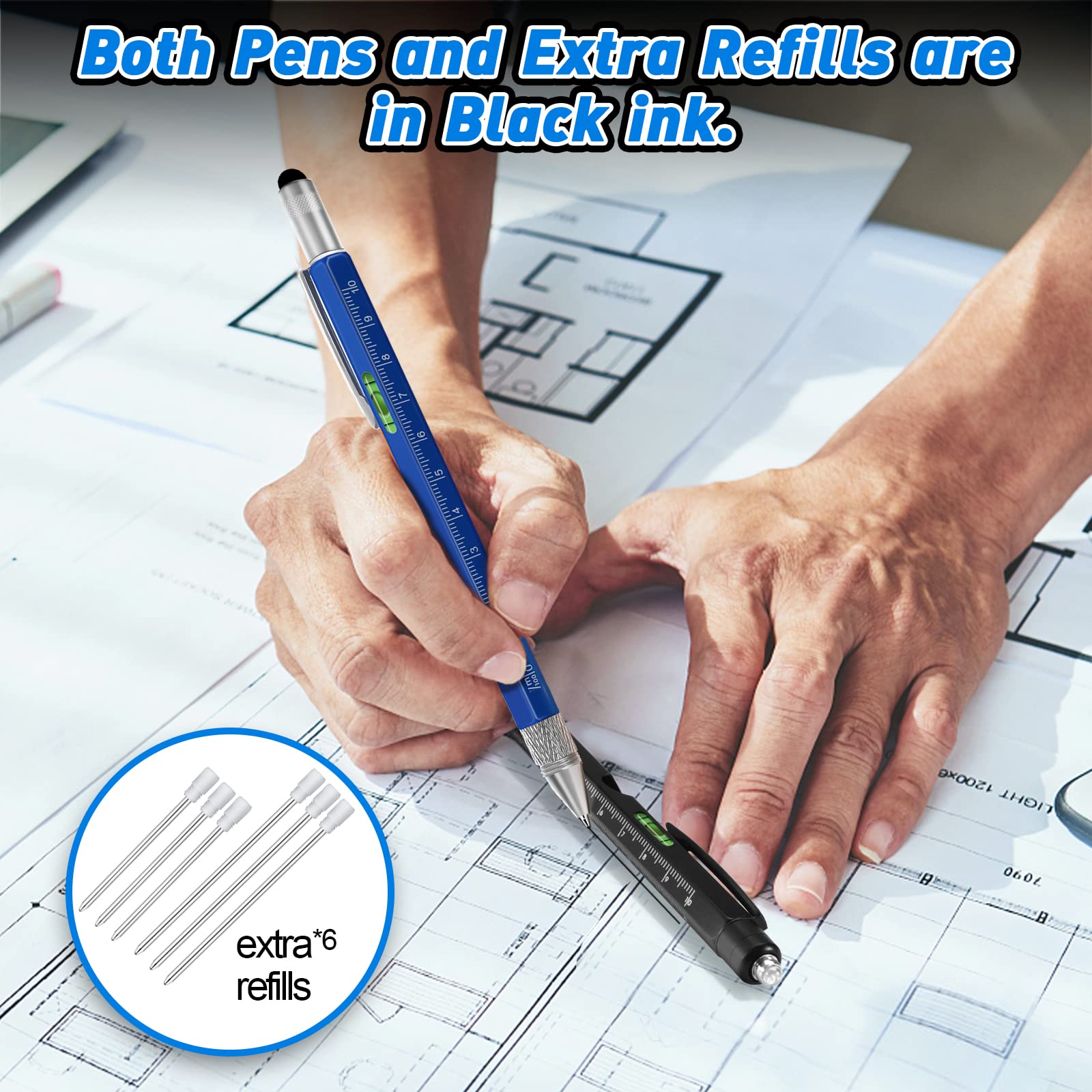 ZOOI 9-in-1 Multitool Pen - Perfect Father's Day Gift for Dad, Husband & Grandpa - Unique Gifts for Men Who Have Everything - Great for Camping, Office & Everyday Carry (EDC)