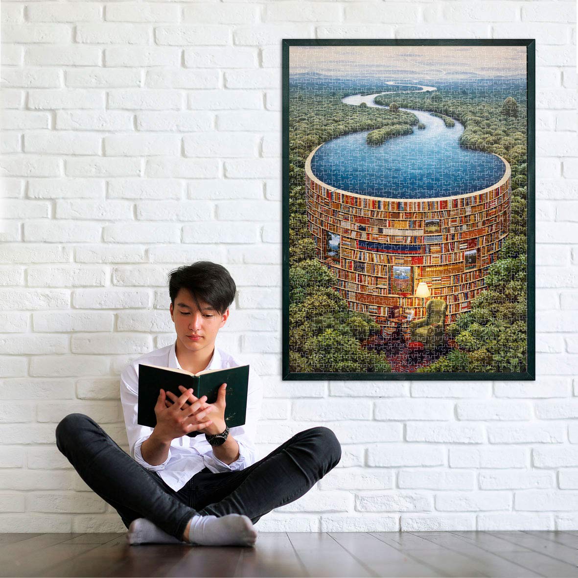 Clementoni 39603 Bibliodame 1000-Piece Adult Jigsaw Puzzle - Made in Italy - Perfect for Home Decor, Relaxation & Family Game Night