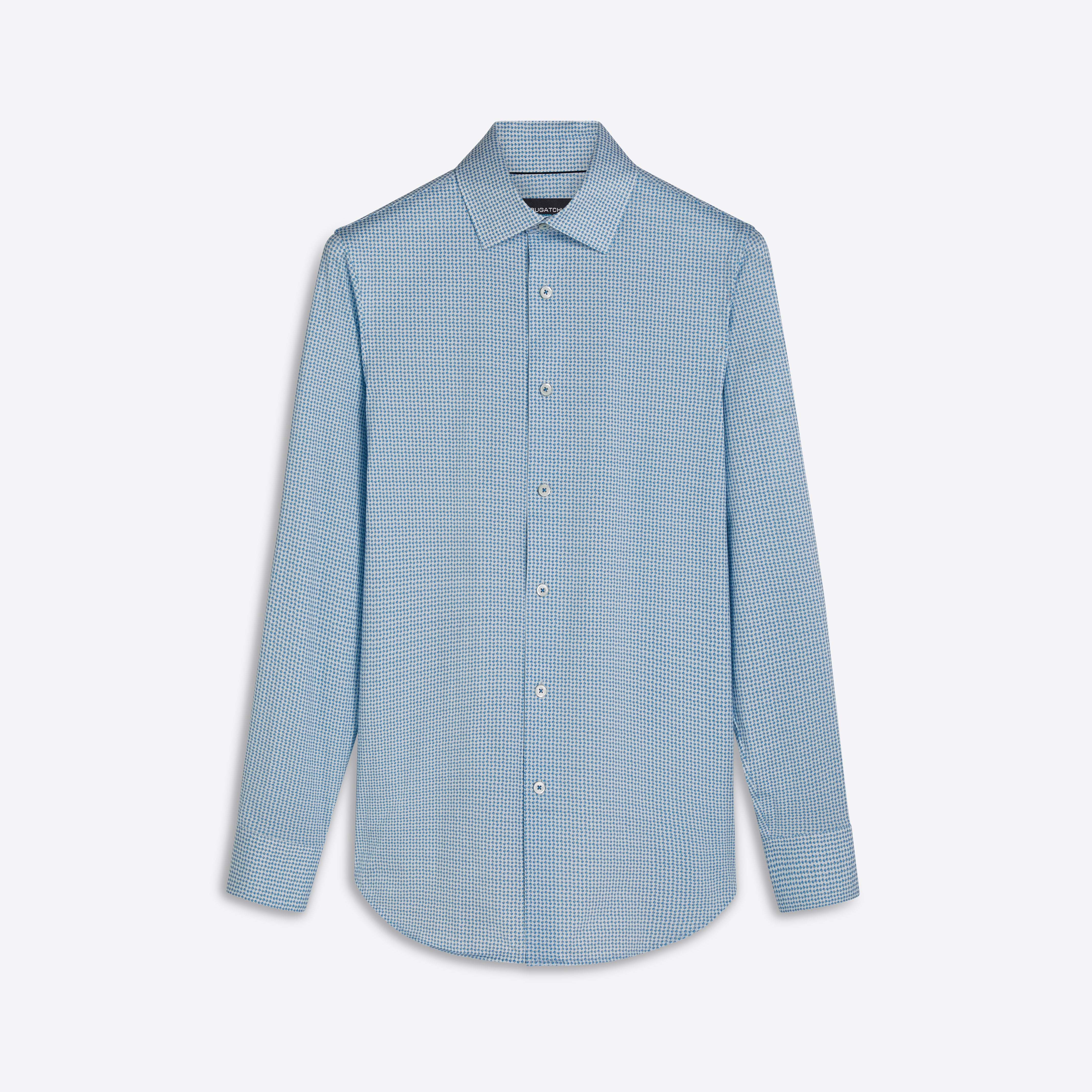 Stylish JAMES Geometric Print Cotton Shirt for Men - Trendy Casual Button Down Shirt for Office, Date Night & Summer Outfits