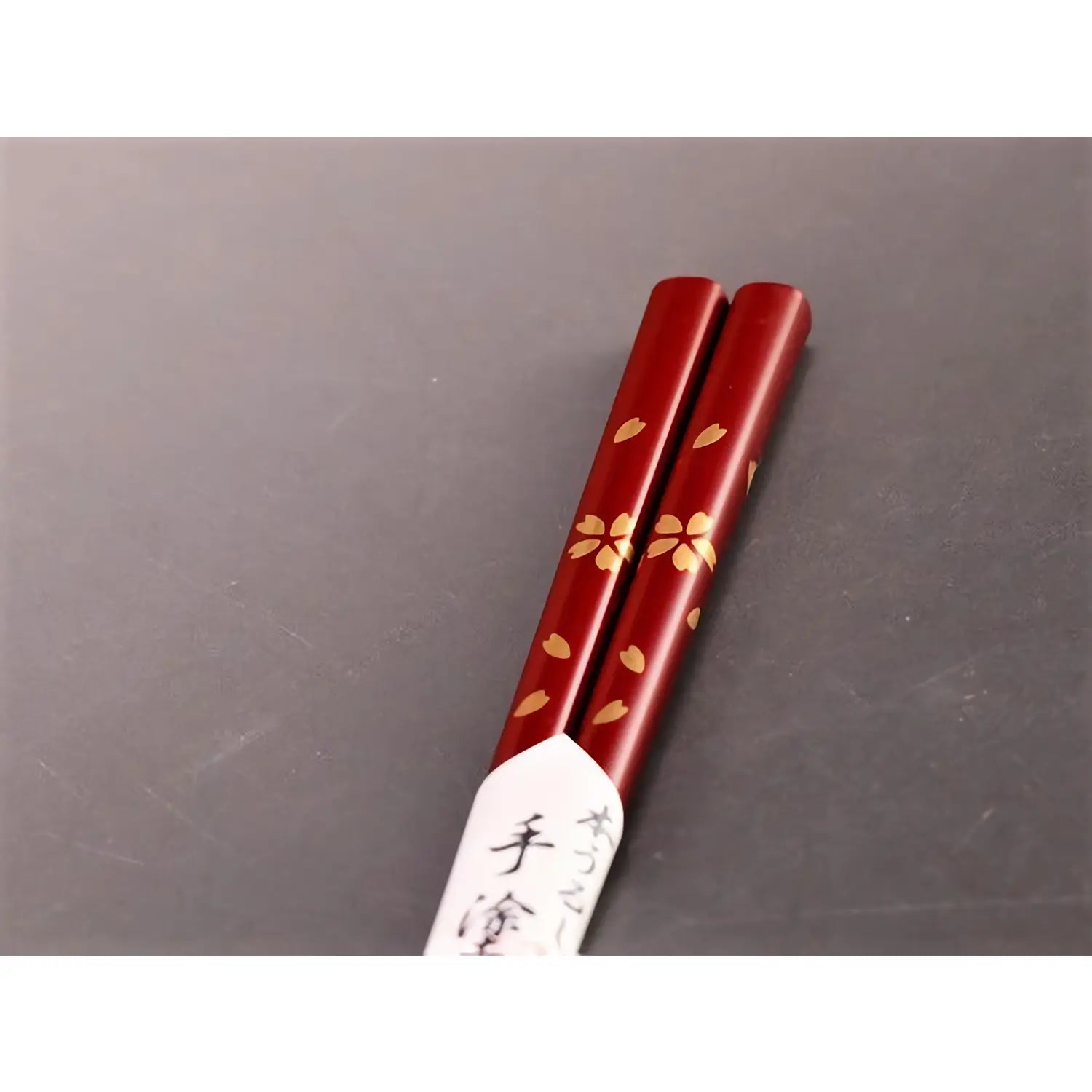 Echizen Shikki Makie Wooden Chopsticks - Handcrafted Japanese Lacquerware with Sakura Cherry Blossom Design - Perfect for Sushi, Asian Cuisine, and Home Dining Decor