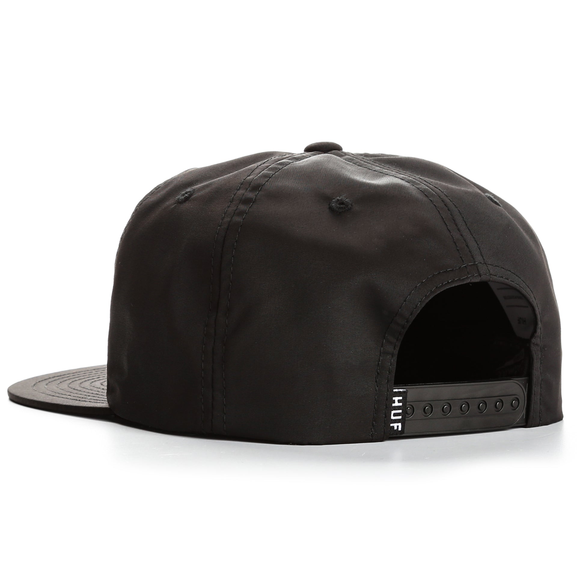 HUF Mar Vista Snapback Hat - Black Adjustable Baseball Cap for Men & Women - Perfect for Streetwear, Casual Outfits, and Sports