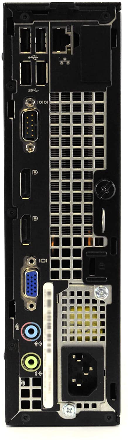 Dell OptiPlex 9020 Ultra Small Form Factor Desktop PC - Intel Quad Core i5-4590S 3.7GHz, 8GB DDR3 RAM, 128GB SSD, Windows 10 Pro 64-bit | HDMI, DisplayPort, VGA, DVD RW, USB WiFi | 1-Year Warranty | Perfect for Home Office, Business Workstations & Compact Computing Solutions