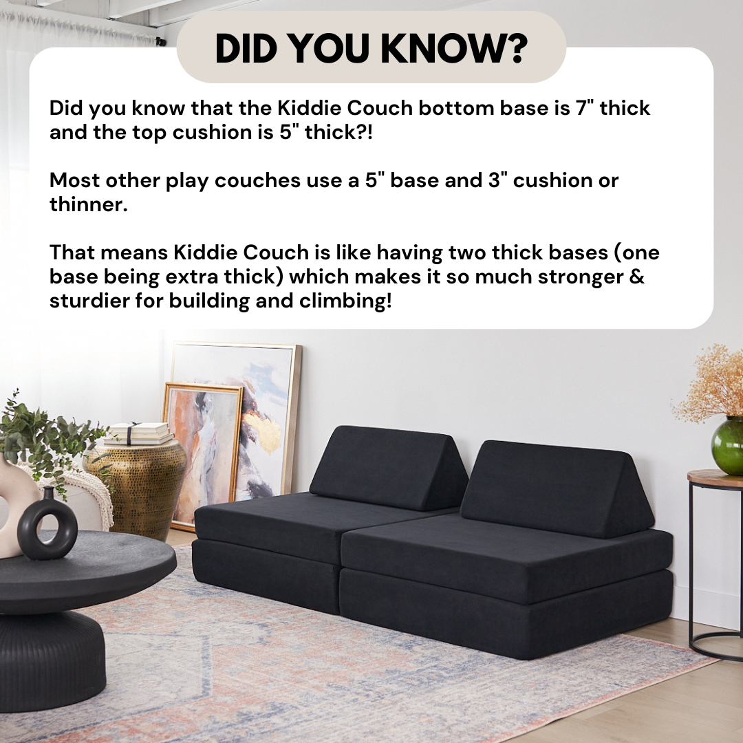 Modular Kids Play Sofa - Soft & Safe Children's Couch for Playroom, Nursery, or Living Room - Perfect for Toddler Playtime, Reading Nook, and Relaxation