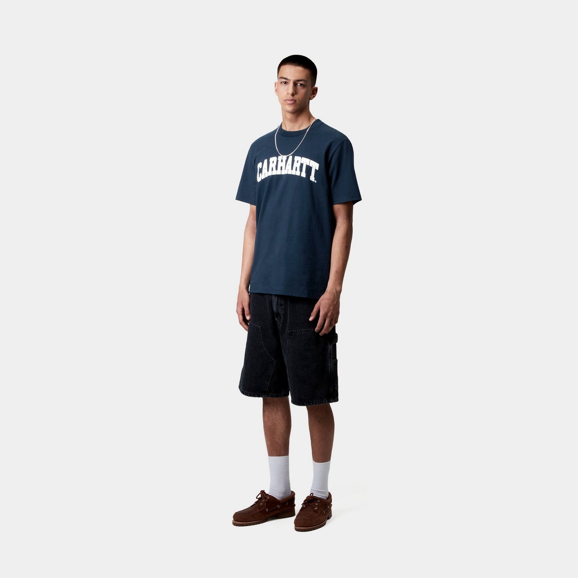 University T-Shirt for Men & Women - Soft Cotton Ink & White College Tee - Perfect for Campus, Sports, and Casual Wear