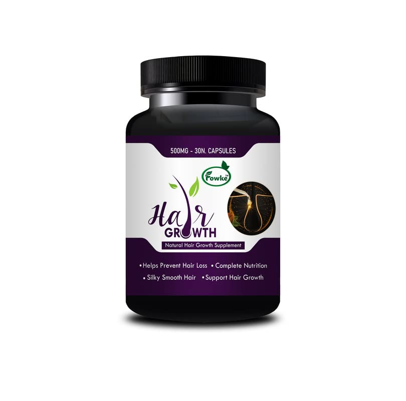 INLAZER Hair Growth Supplement with Bhringraj & Amla | Natural Ayurvedic Hair Capsules for Stronger, Fuller, Shinier Hair | Anti-Dandruff Treatment for Men & Women | Promotes Healthy Hair Growth for Thinning Hair & Hair Loss | Perfect for Daily Hair Care Routine