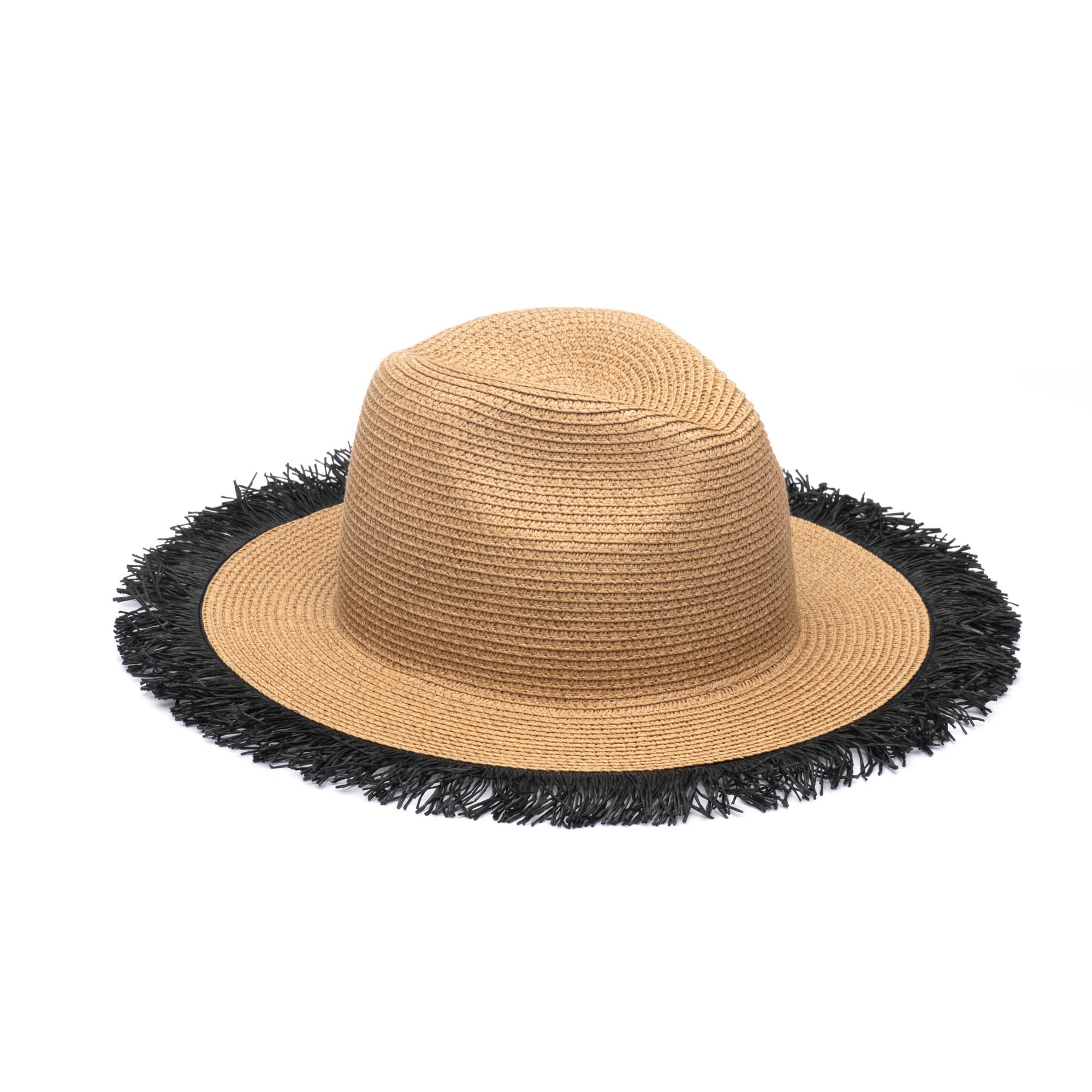 Stylish Courtney Straw Braid Fedora Hat for Women - Summer Beach, Outdoor, and Travel Accessories